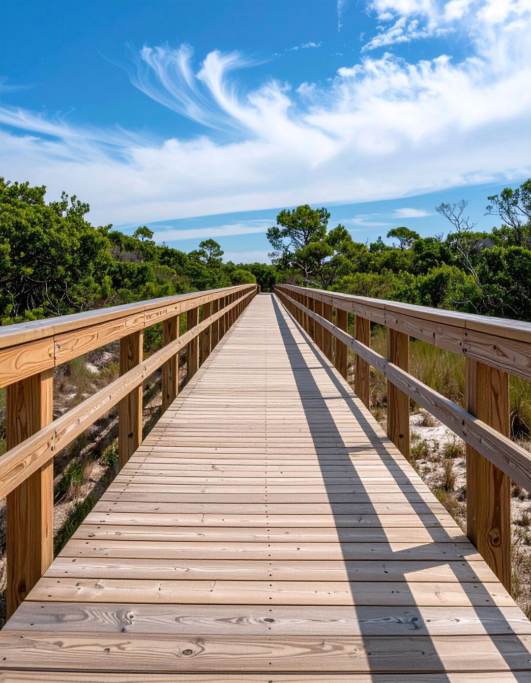 Timber Boardwalk Style Walkway Over Soft Soil - 20 Front Walkway Ideas