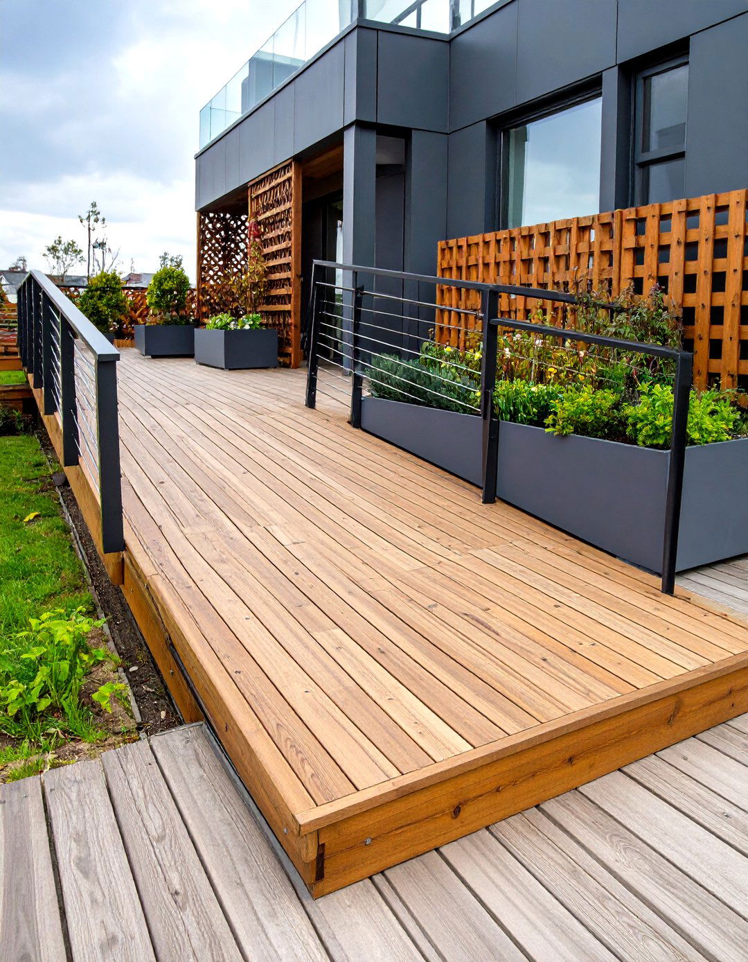 Timber Ramp - 20 Sloped Walkway Ideas