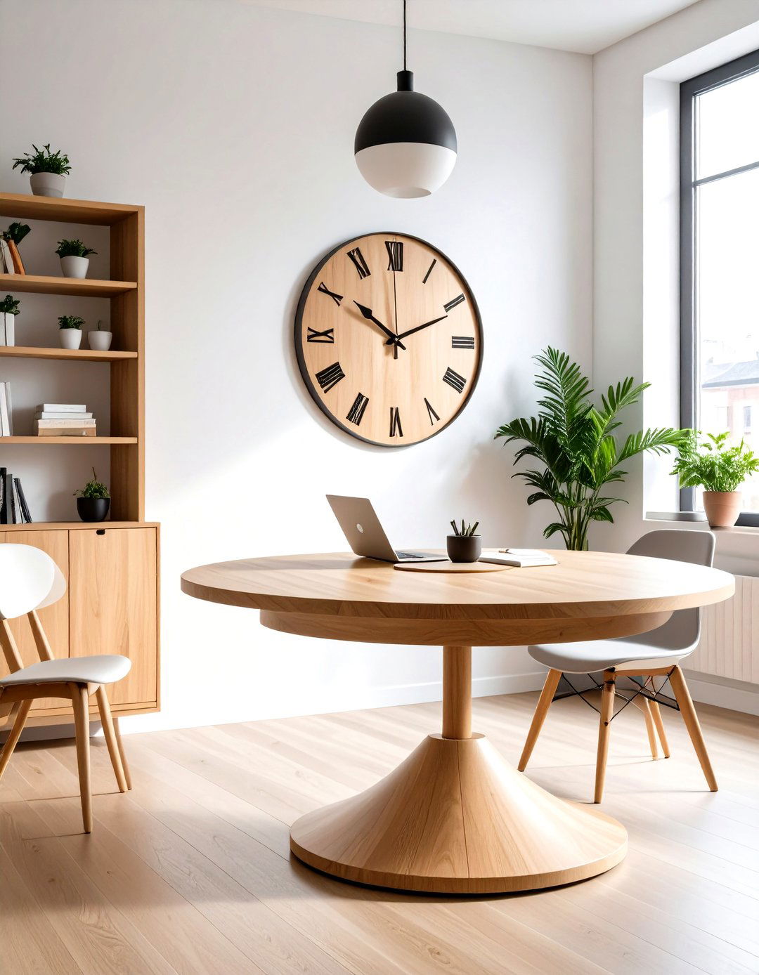Time Turner Inspired Clock in Harry Potter Rooms - 20 Harry Potter Decor Ideas