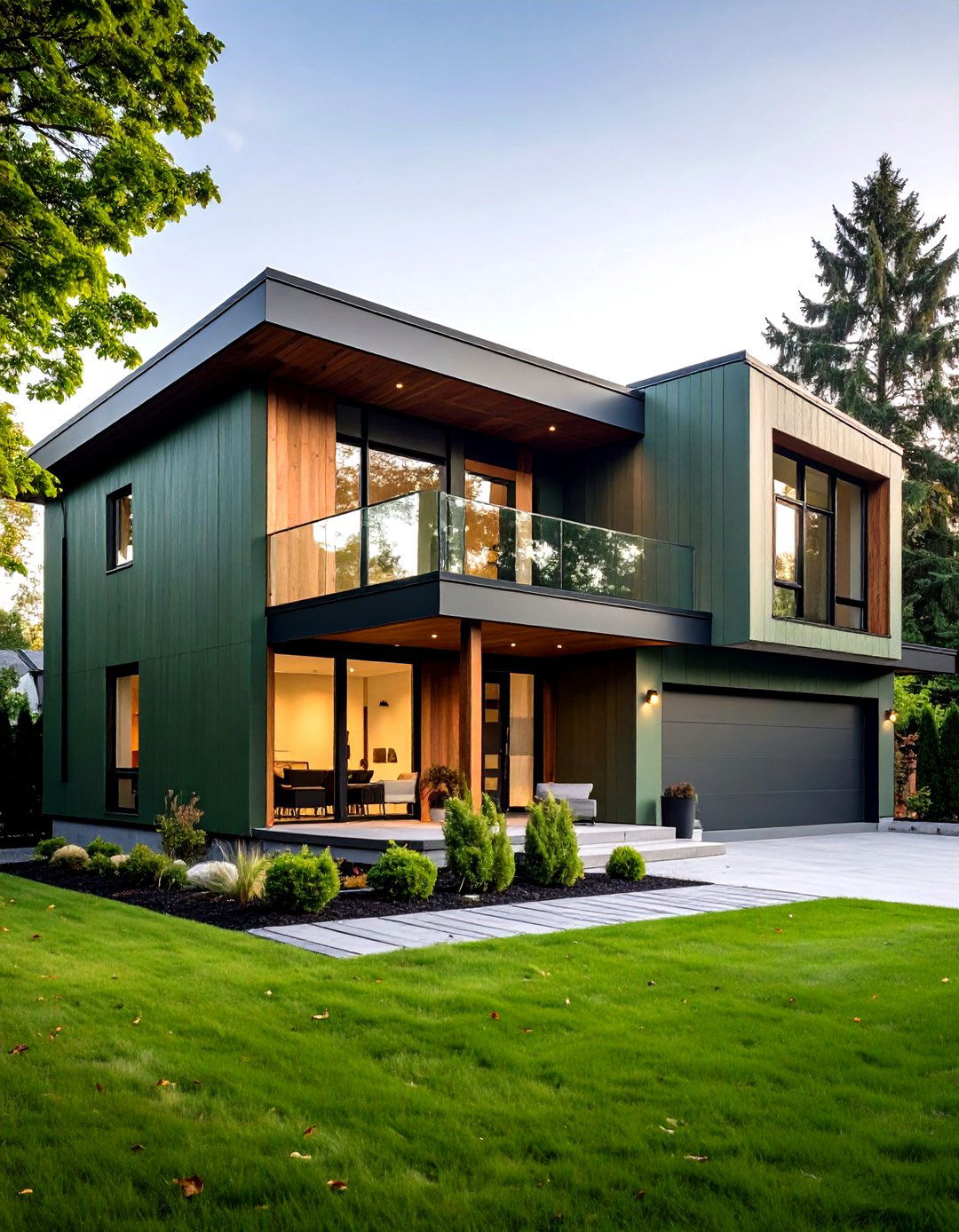 Timeless Sage Green Cladding - 20 Sage Green House Exterior Ideas