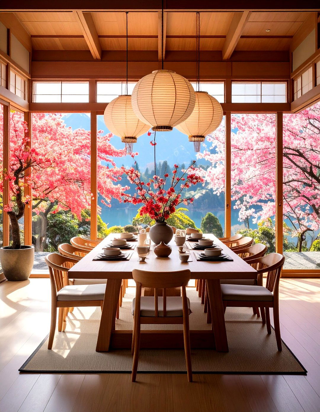 Tokonoma Display Alcove Japanese Dining Room - 20 Japanese Dining Room Ideas