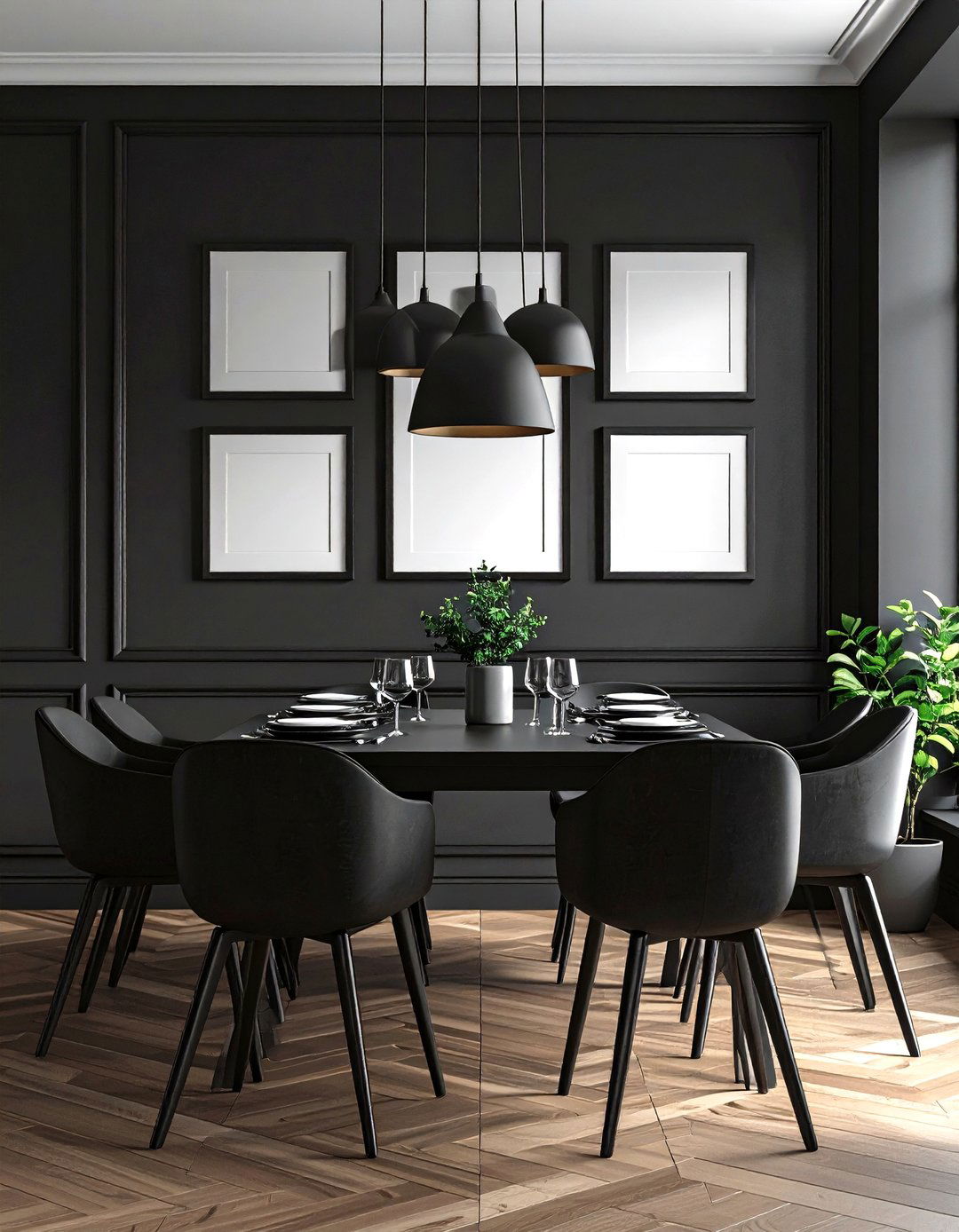 Tone on Tone Monochrome Gallery Wall - 20 Gallery Wall Ideas
