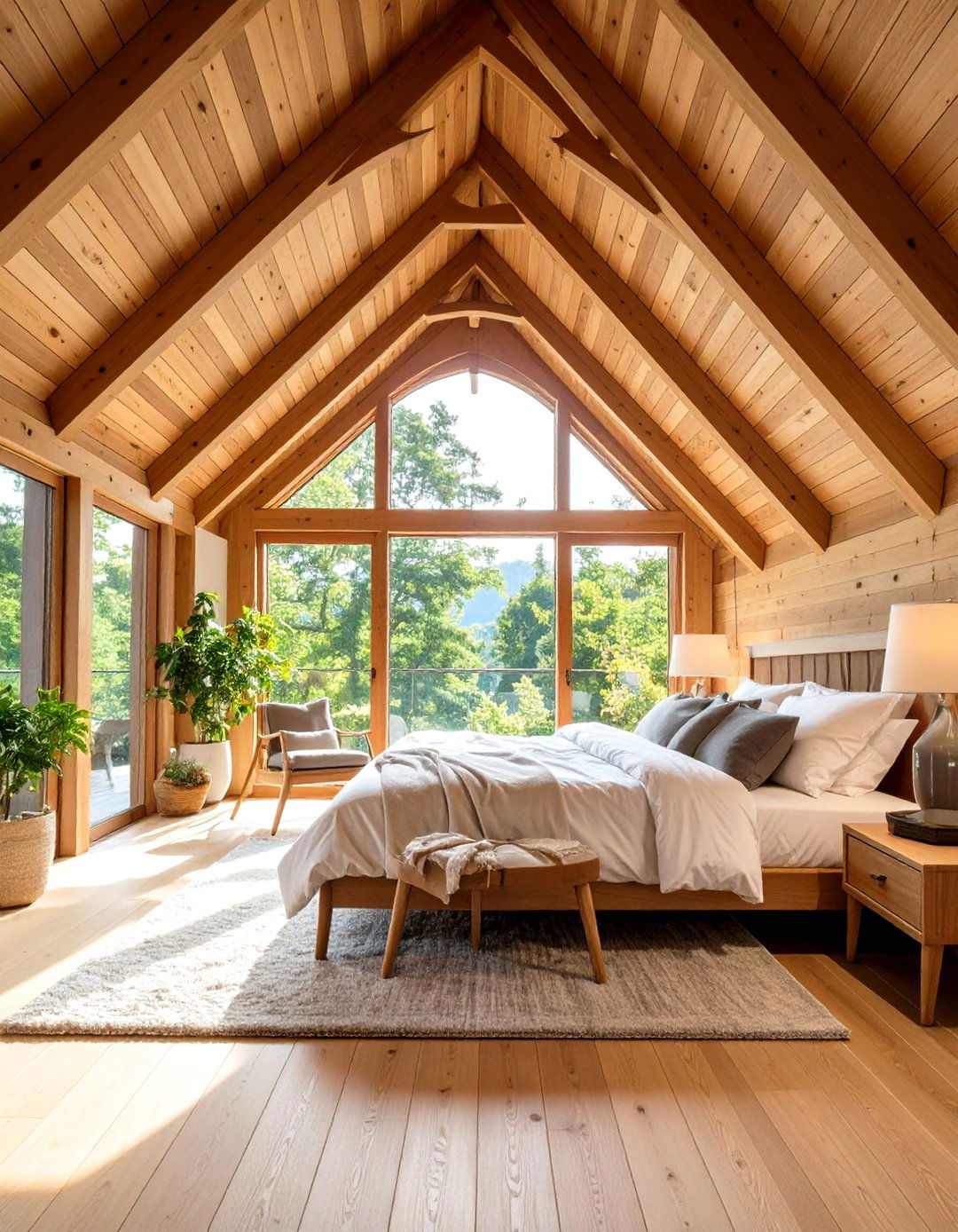 Tongue and Groove Wood Paneling - 20 Vaulted Ceiling Ideas