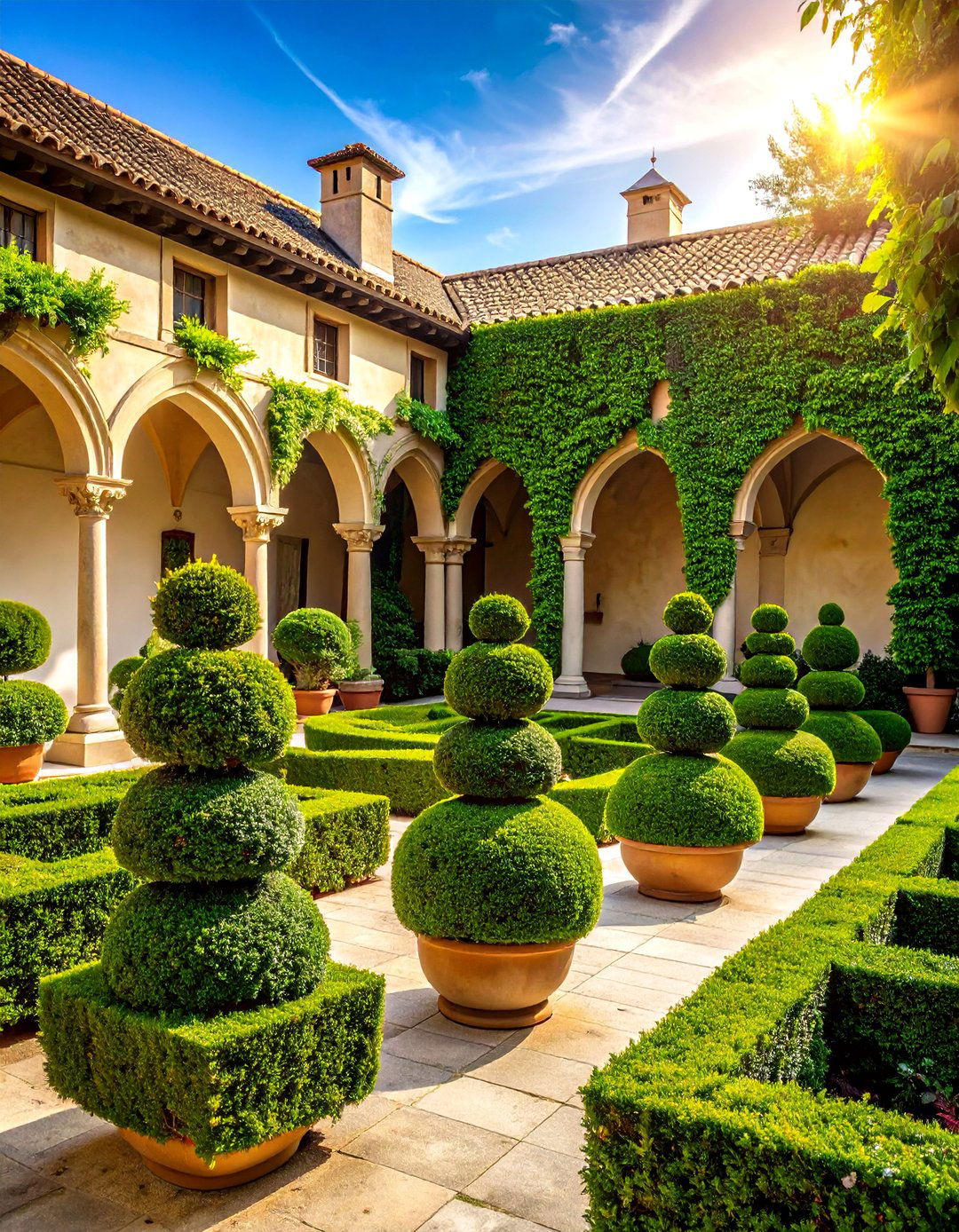 Topiary Living Sculpture Garden Centerpiece - 20 Garden Centerpiece Ideas