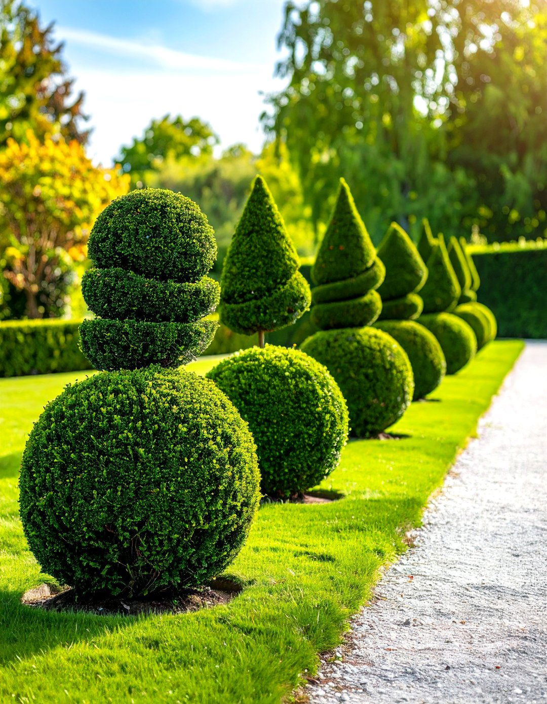 Topiary Sculptures Elevating Formal Garden Structure - 20 Formal Garden Ideas