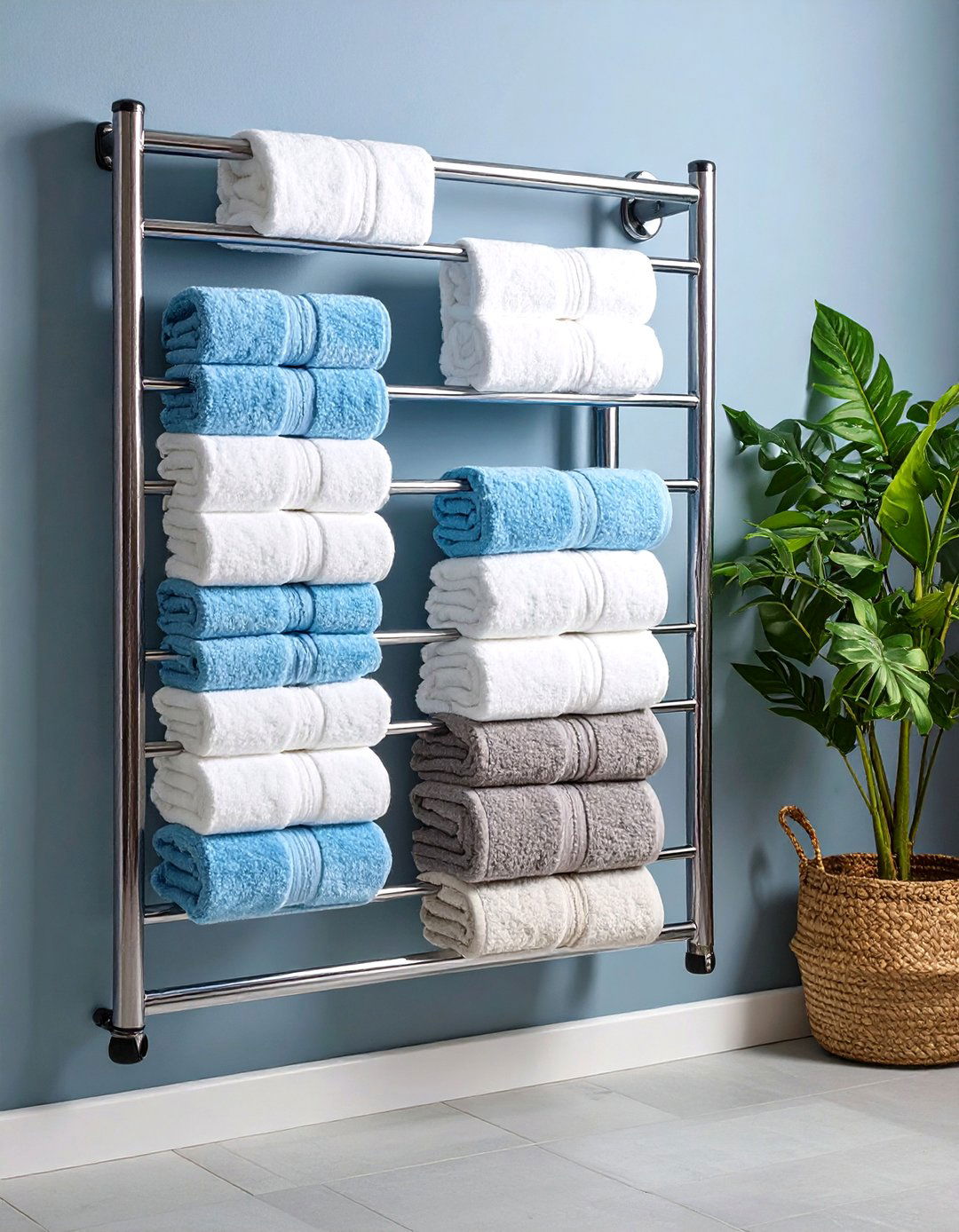 Towel Warmers and Heated Racks - 20 Spa Like Bathroom Ideas