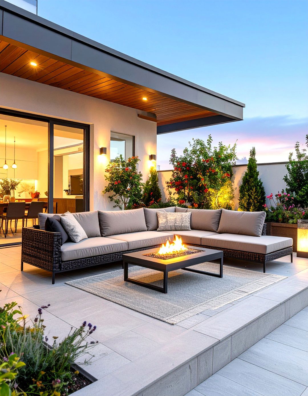 Townhouse Patio All Weather Outdoor Living Room - 20 townhouse patio ideas