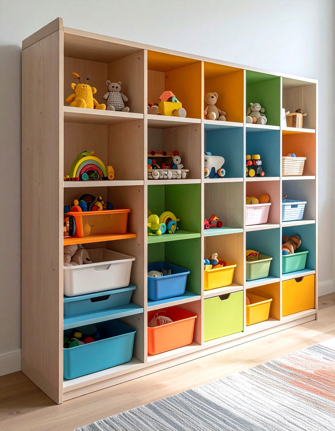 Toy Storage Furniture with Multiple Compartments - 20 Toy Storage Ideas