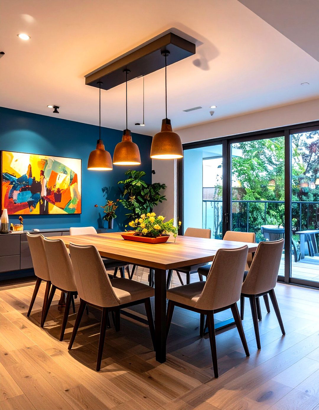 Track Lighting - 20 Small Dining Room Lighting Ideas