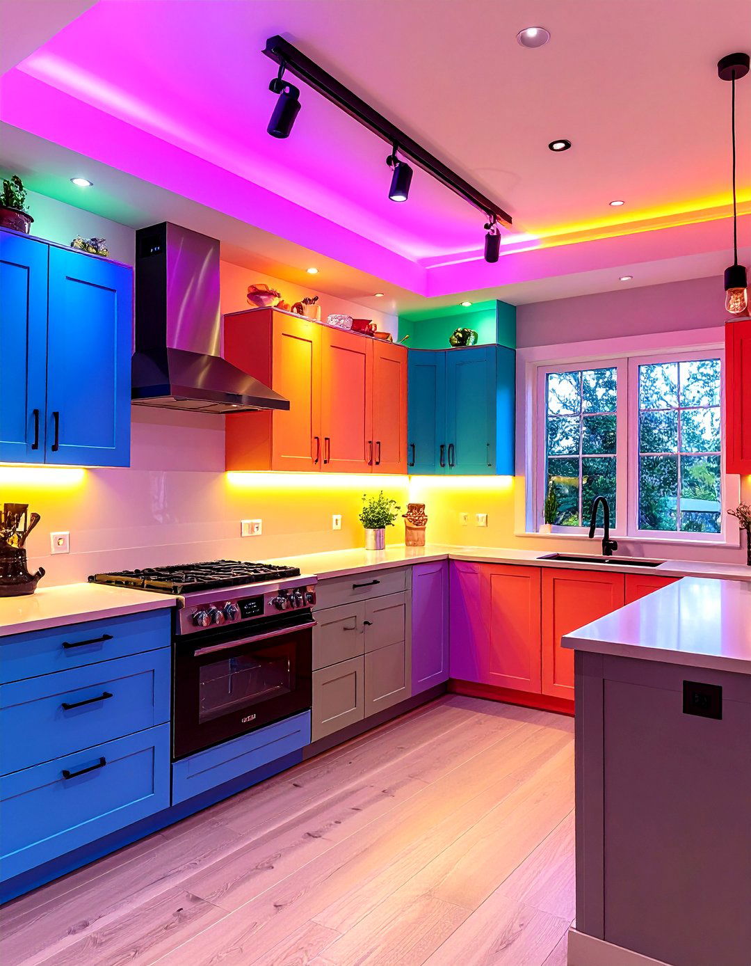 Track Lighting - 20 Small Kitchen Lighting Ideas