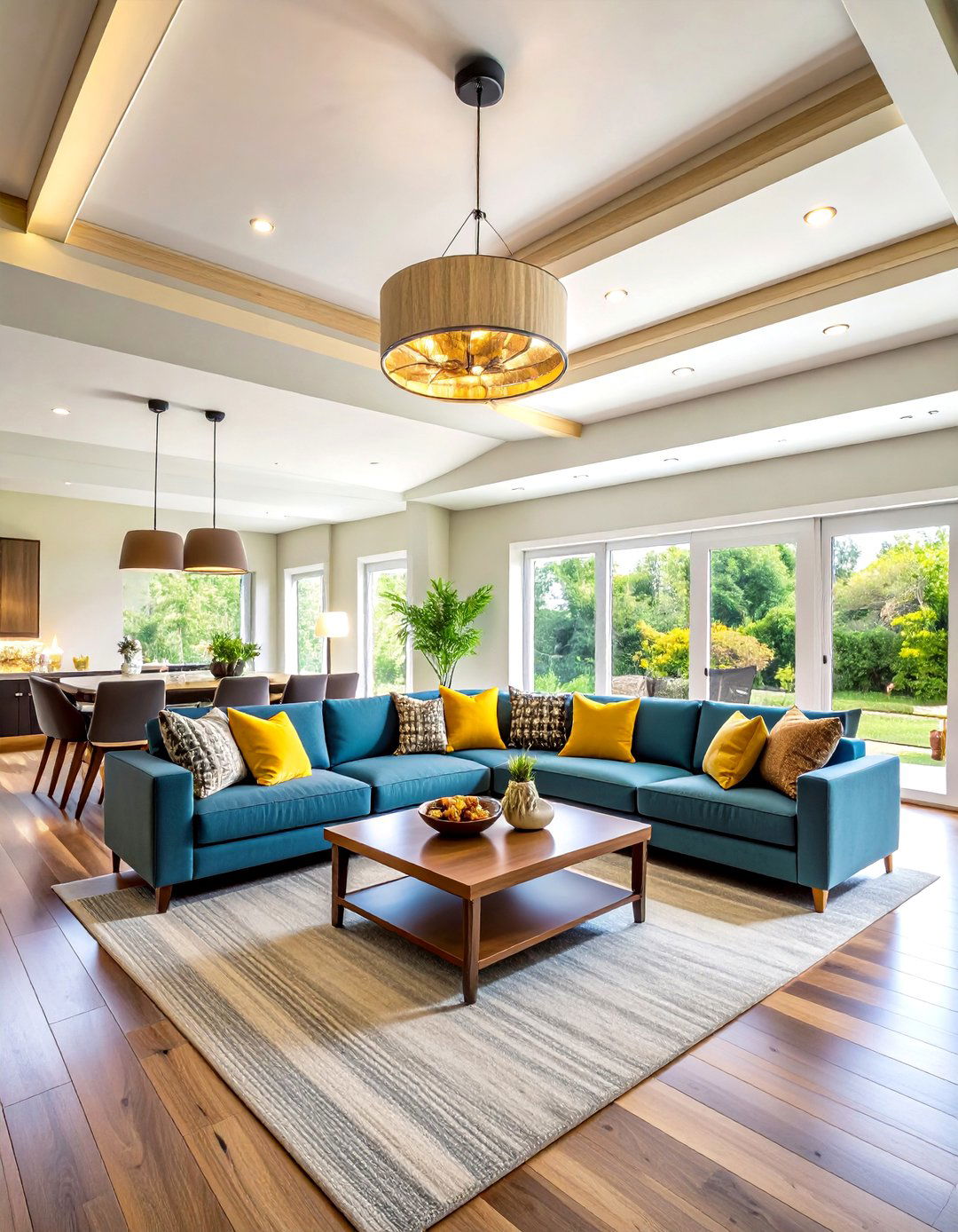 Track Lighting Open Concept Vaulted Ceiling Living Room - 20 Open Concept Vaulted Ceiling Living Room Ideas
