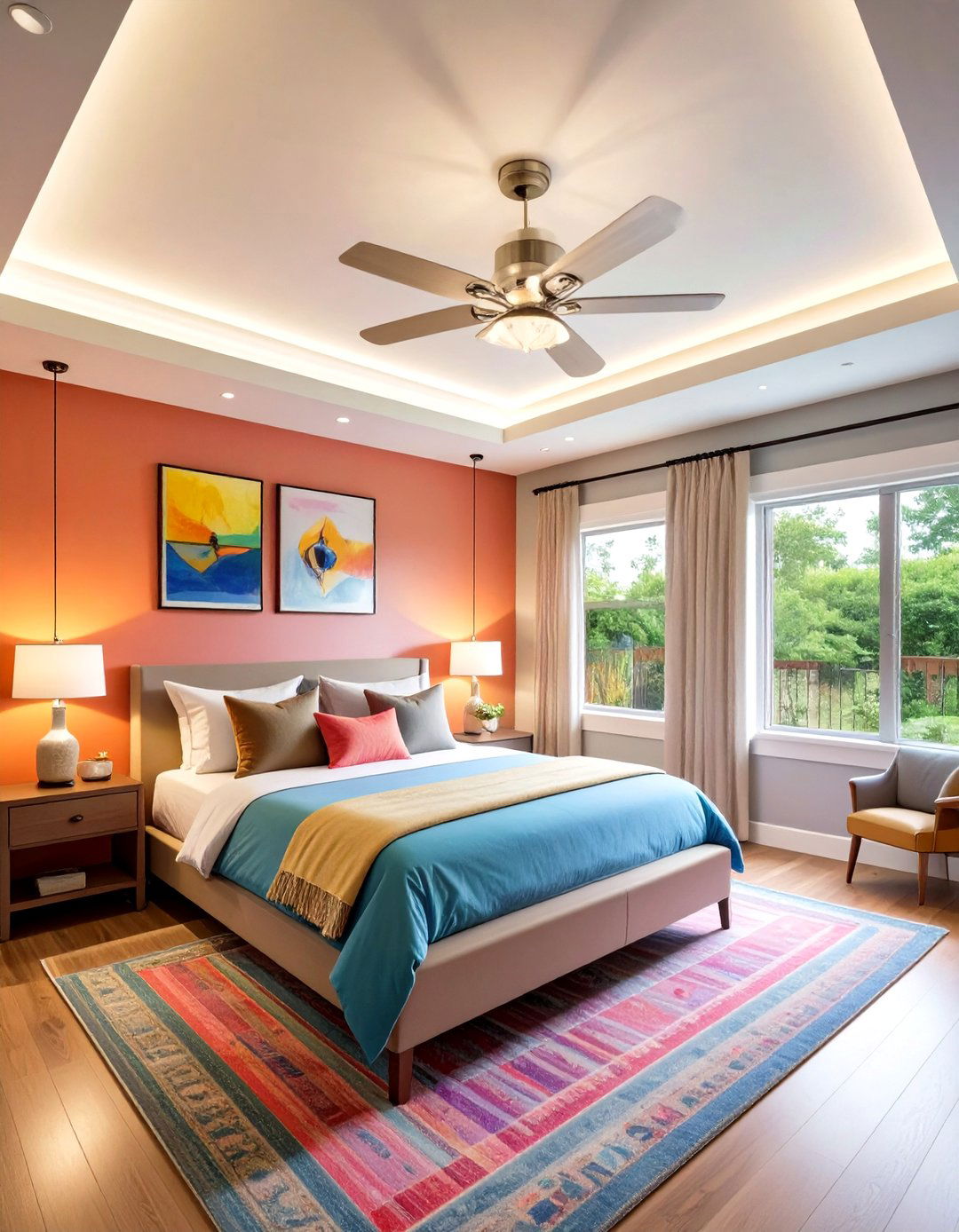 Track Lighting - 20 Small Bedroom Lighting Ideas