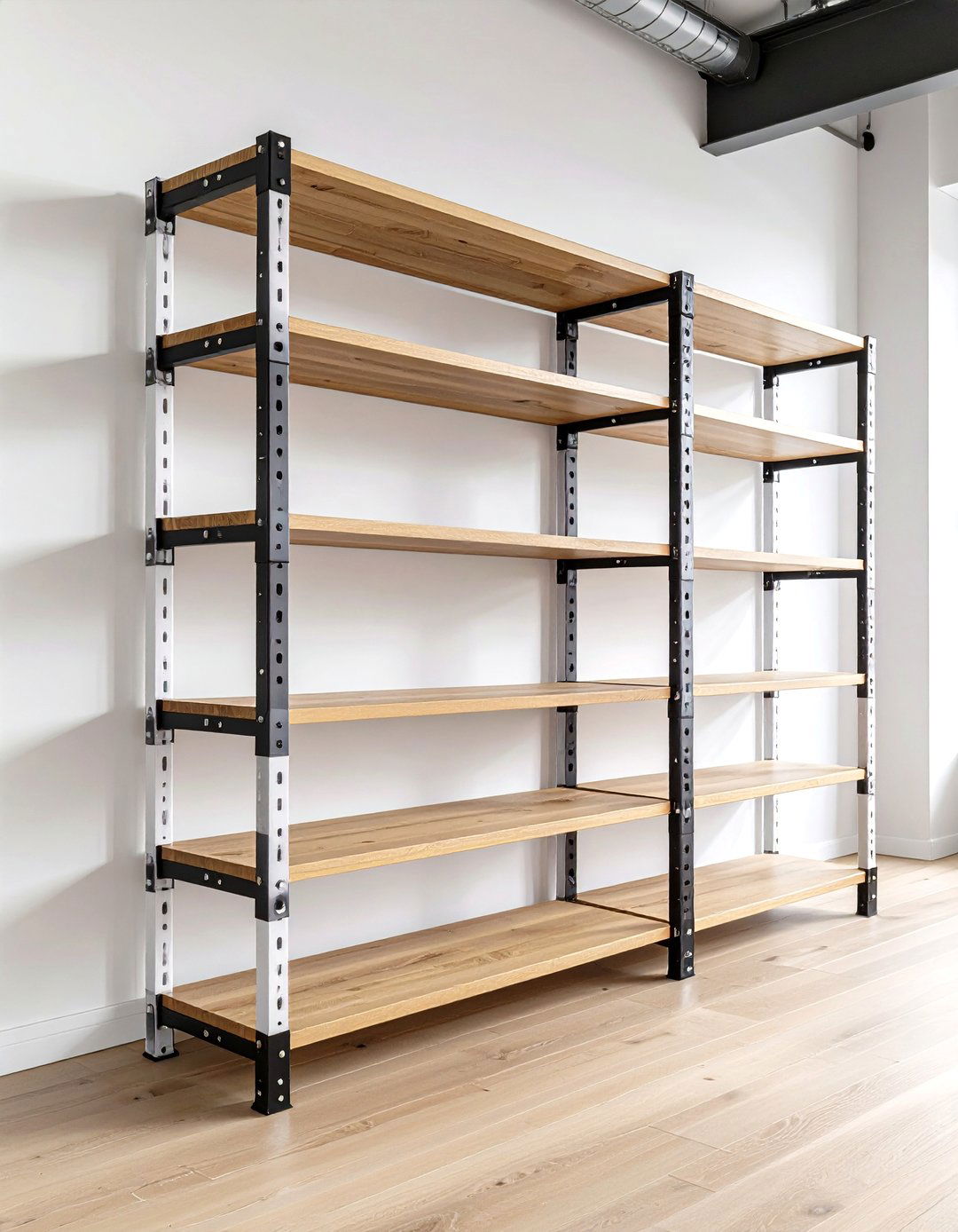Track Rail Adjustable Shelving Evolves with Your Needs - 20 Bedroom Shelving Ideas