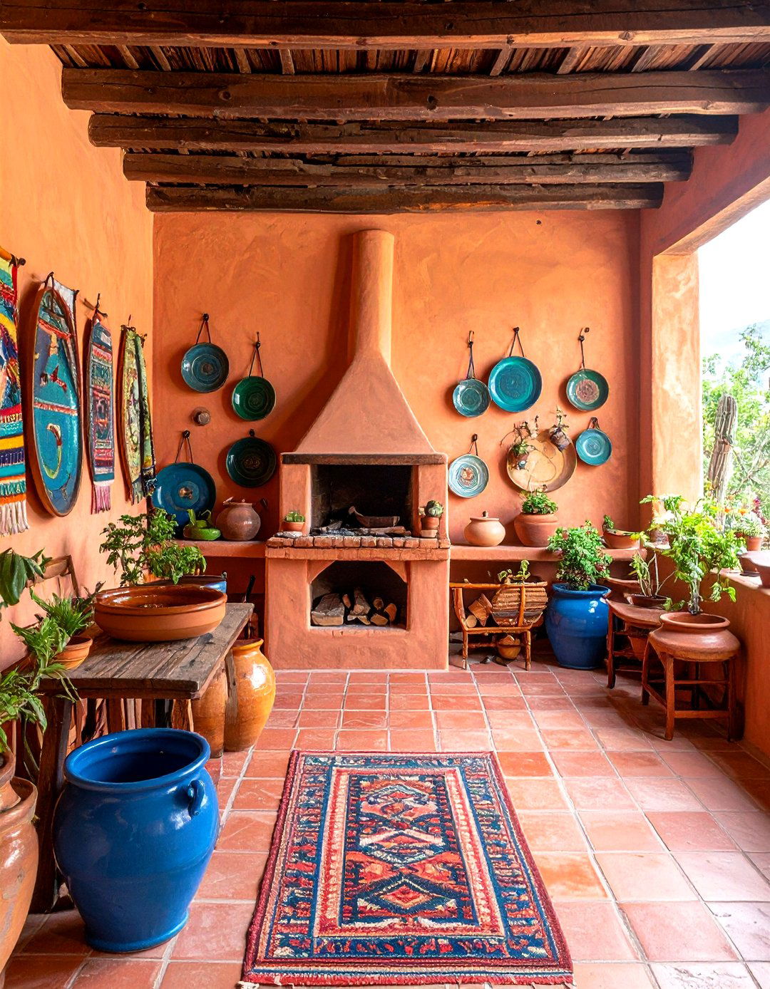 Traditional Adobe Mexican Outdoor Kitchen - 20 Mexican Outdoor Kitchen Ideas