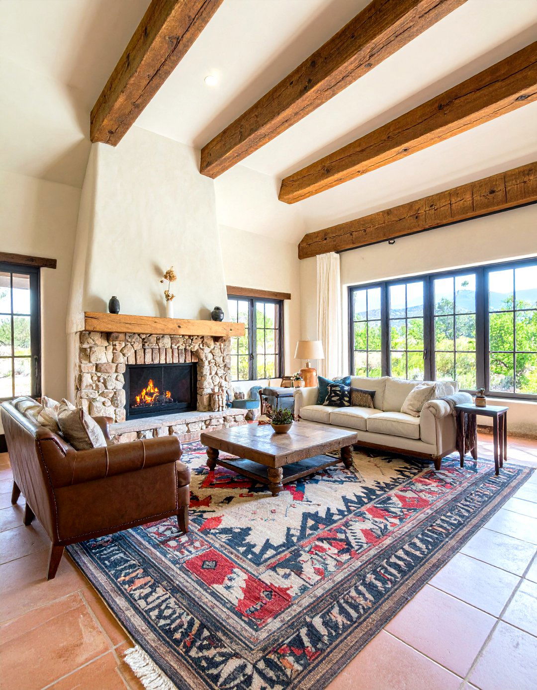 Traditional Adobe Southwest Living Room - 20 Southwest Living Room Ideas