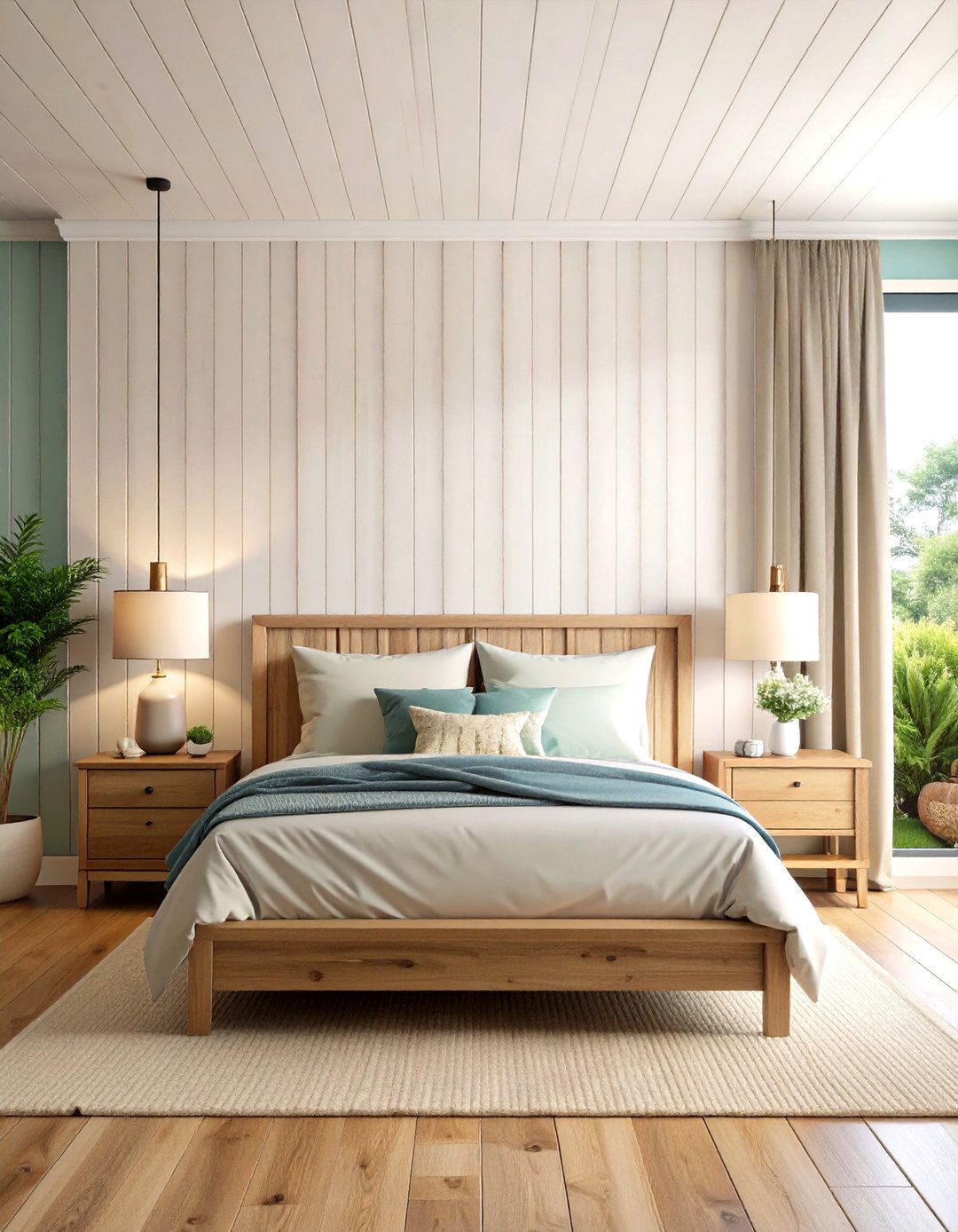 Traditional Board and Batten Wood Trim Accent Wall - 20 Wood Trim Accent Wall Ideas