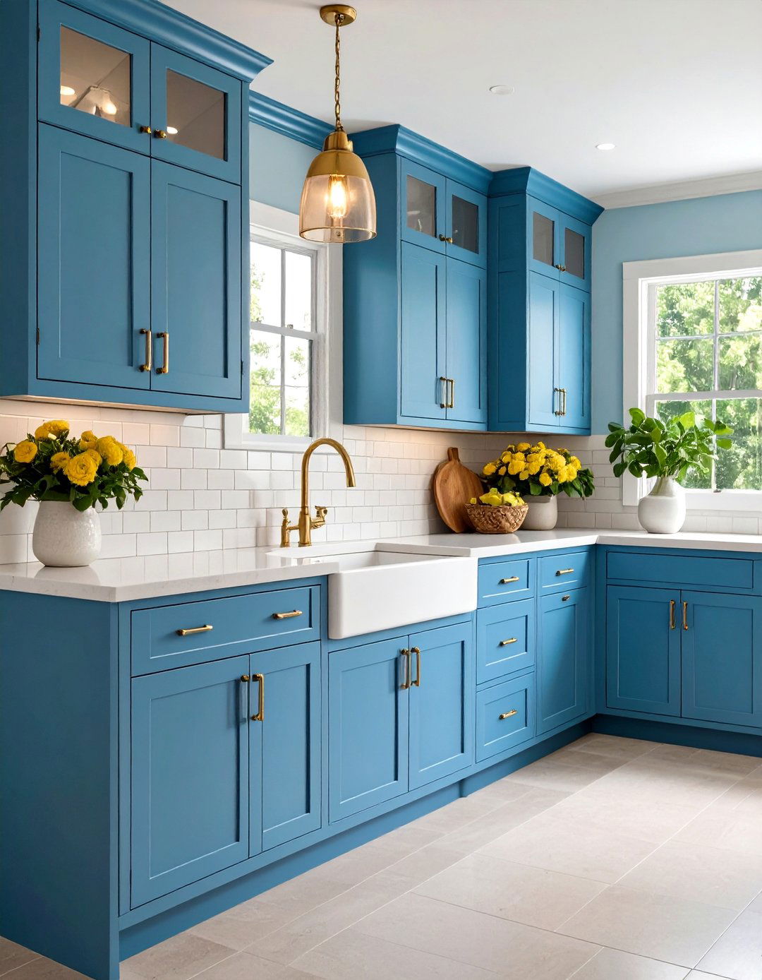 Traditional Butlers Pantry with Prep Sink - 20 Larder Cupboard and Pantry Ideas for Your Kitchen