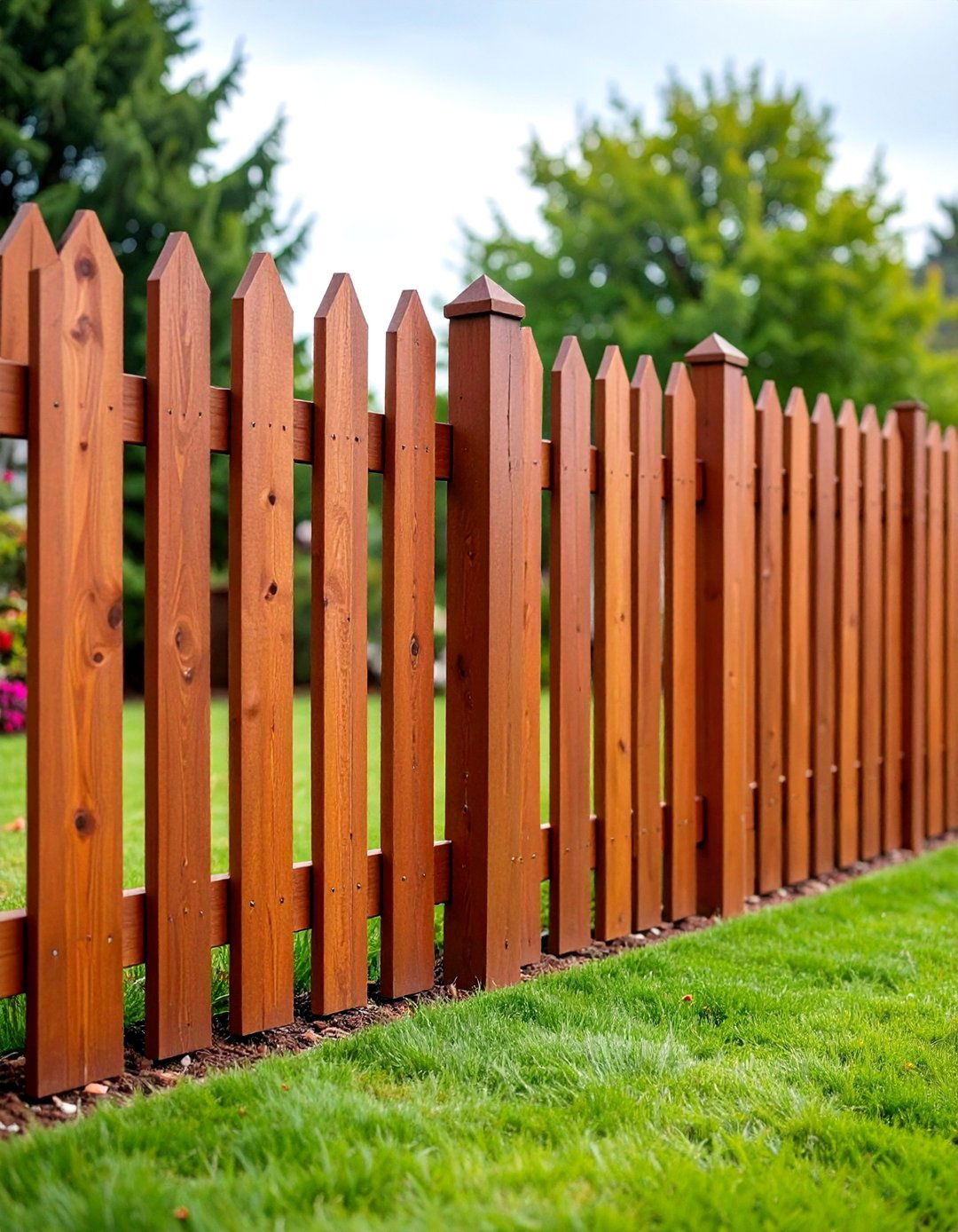 Traditional Cedar Fence Picket Design - 20 Cedar Fence Ideas