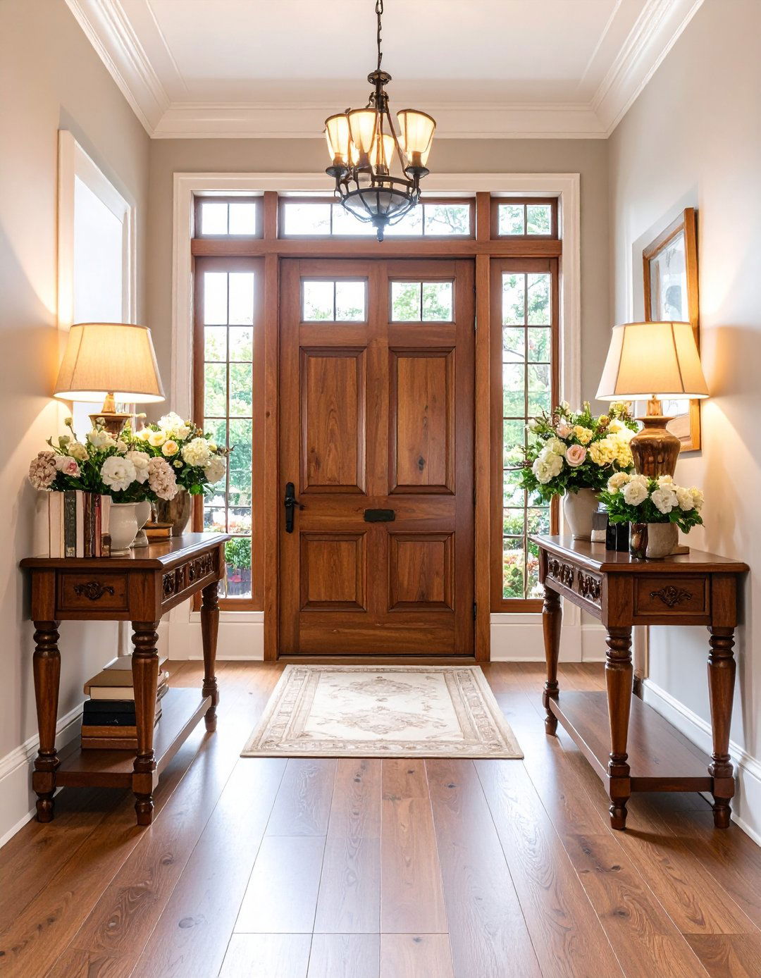 Traditional Elegant Entryway Table Display - 20 entryway table decor ideas