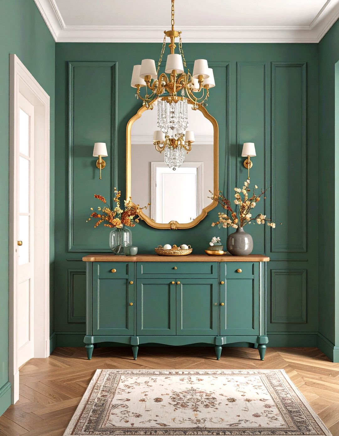 Traditional Entryway with Welcoming Design Elements - 20 Traditional Interior Design Ideas