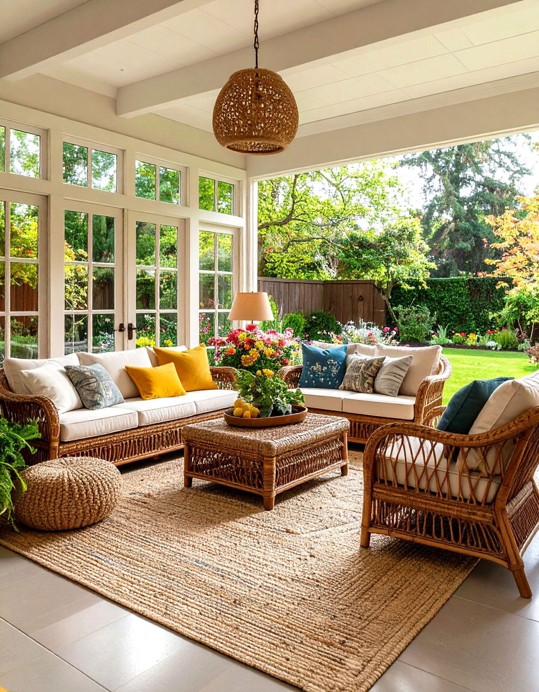 Traditional Garden Room with Indoor Outdoor Appeal - 20 Traditional Interior Design Ideas