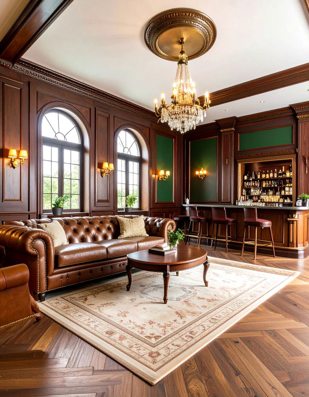 Traditional Gentlemans Man Cave Club - 20 Man Cave Ideas