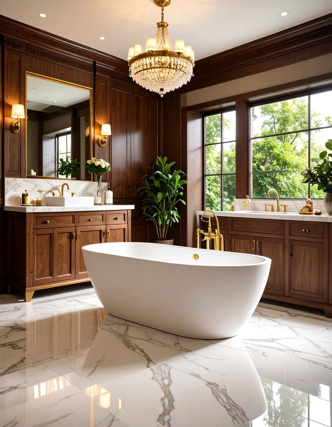 Traditional Georgian Marble Bathroom - 20 Traditional Bathroom Ideas