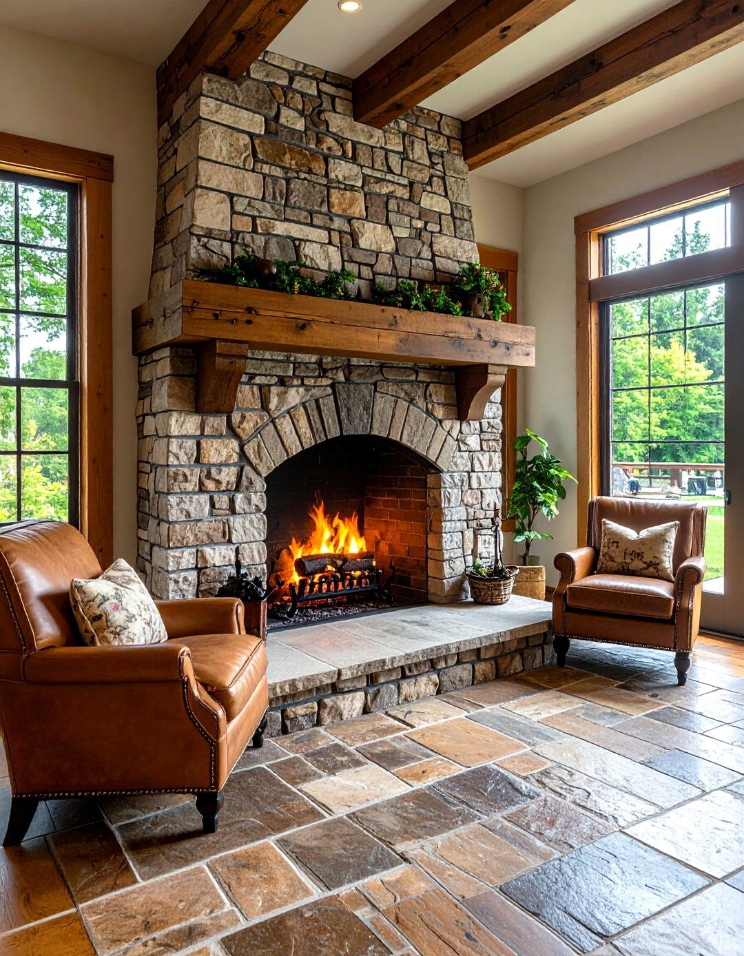 Traditional Hearth Materials - 20 Traditional Fireplaces