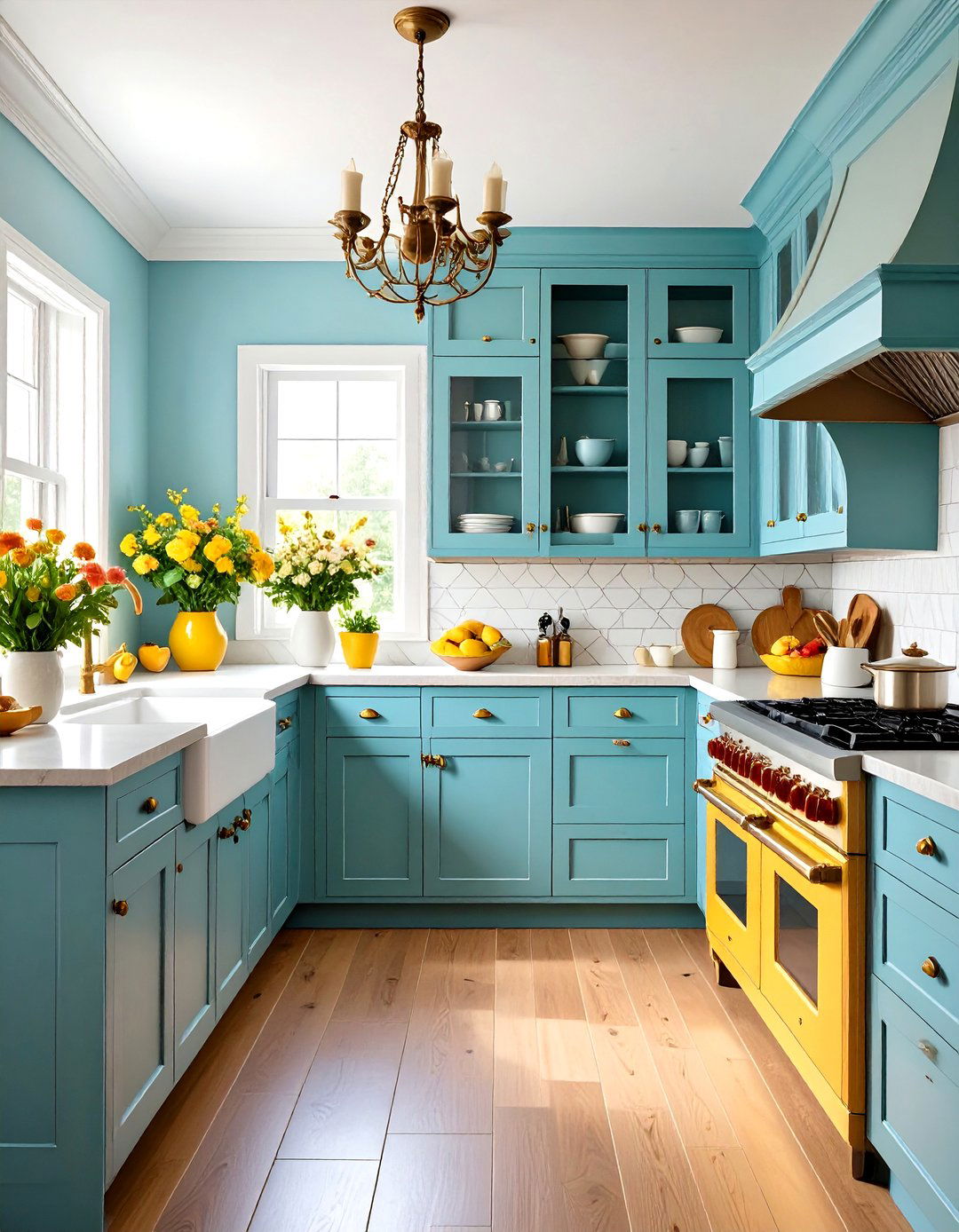 Traditional Kitchen Without Upper Cabinets - 20 Kitchens Without Upper Cabinets