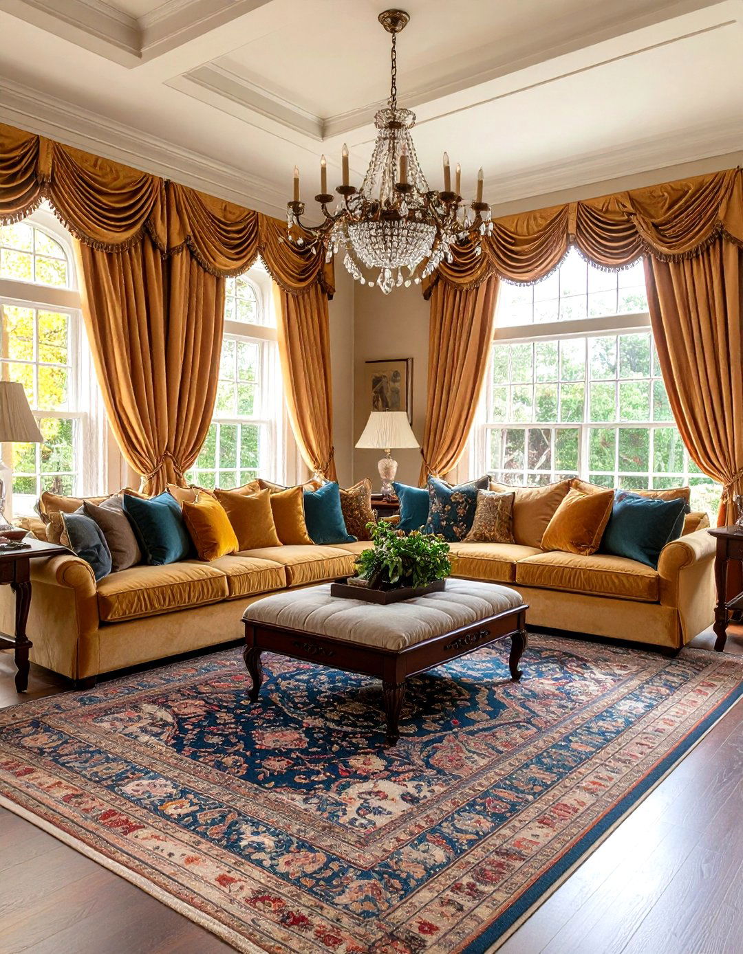 Traditional Layered Textiles and Soft Furnishings - 20 Traditional Interior Design Ideas