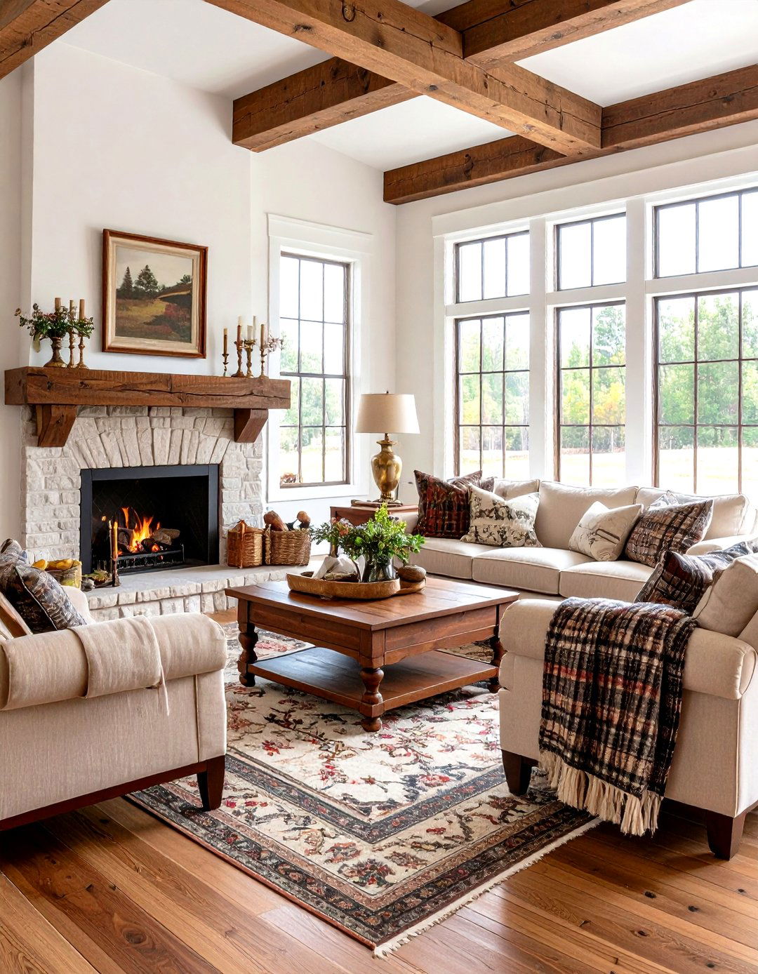 Traditional Rustic Living Room - 20 Rustic Living Room Ideas