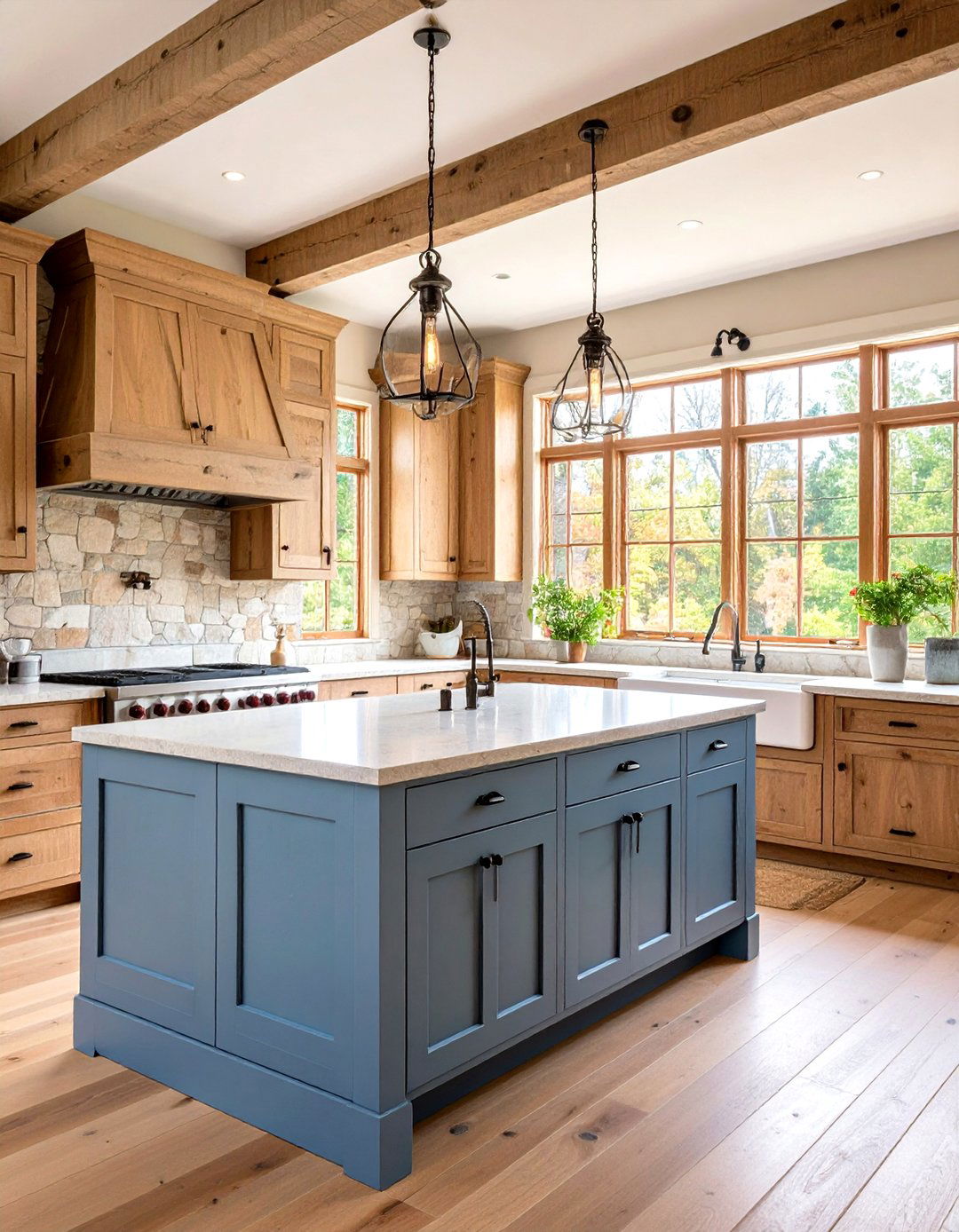 Traditional Rustic Parallel Modular Kitchen Design with Farmhouse Charm - 20 Parallel Modular Kitchen Design Ideas