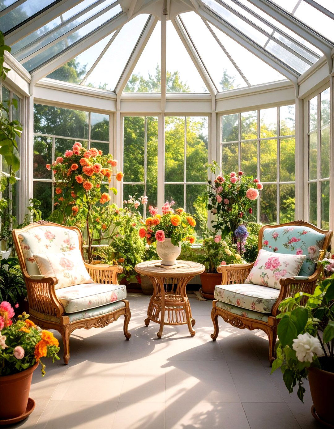 Traditional Small Sunroom Parlor - 20 Small Sunroom Ideas