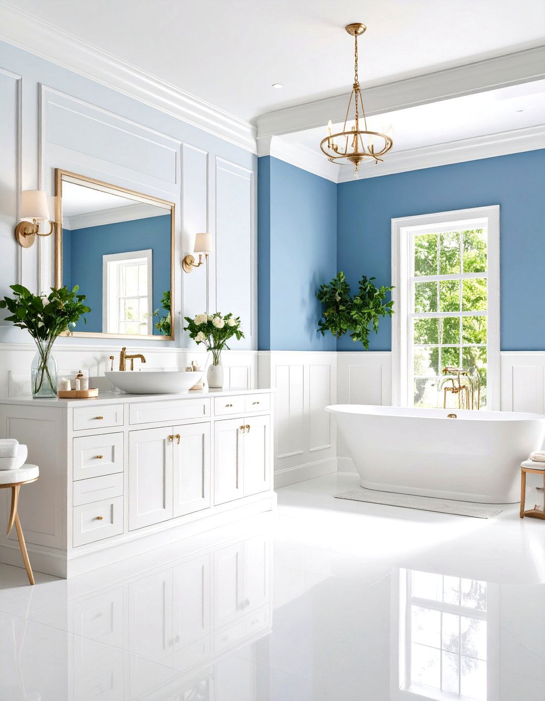 Traditional Wainscoting Bathroom - 20 Traditional Bathroom Ideas
