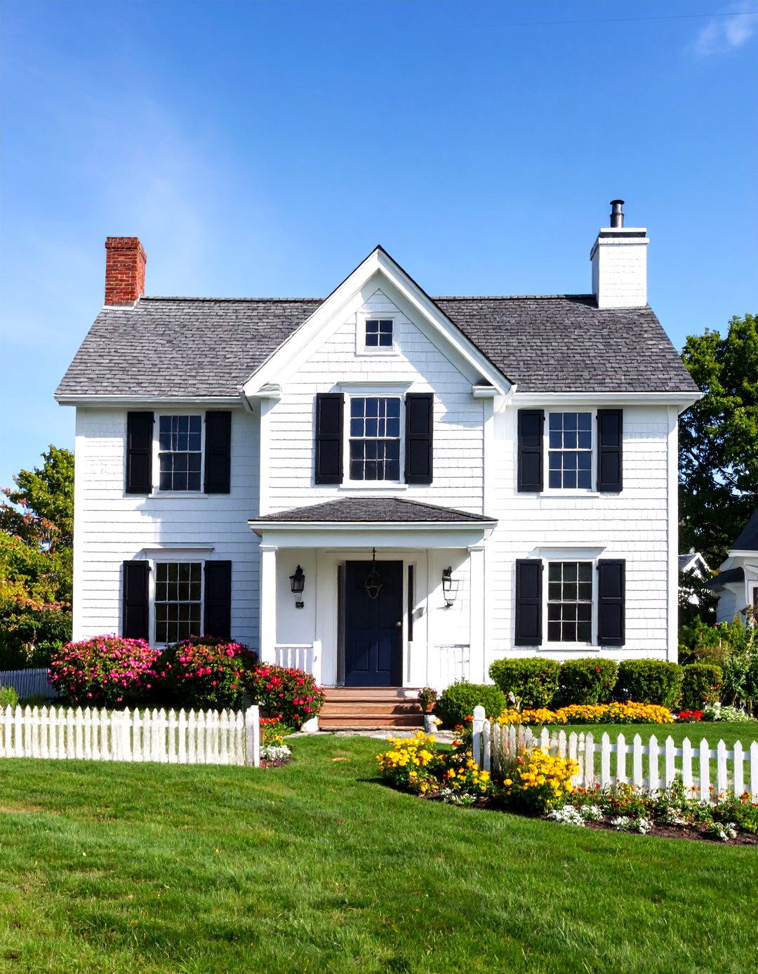 Traditional White Cape Cod Exterior - 20 White Home Exterior Ideas