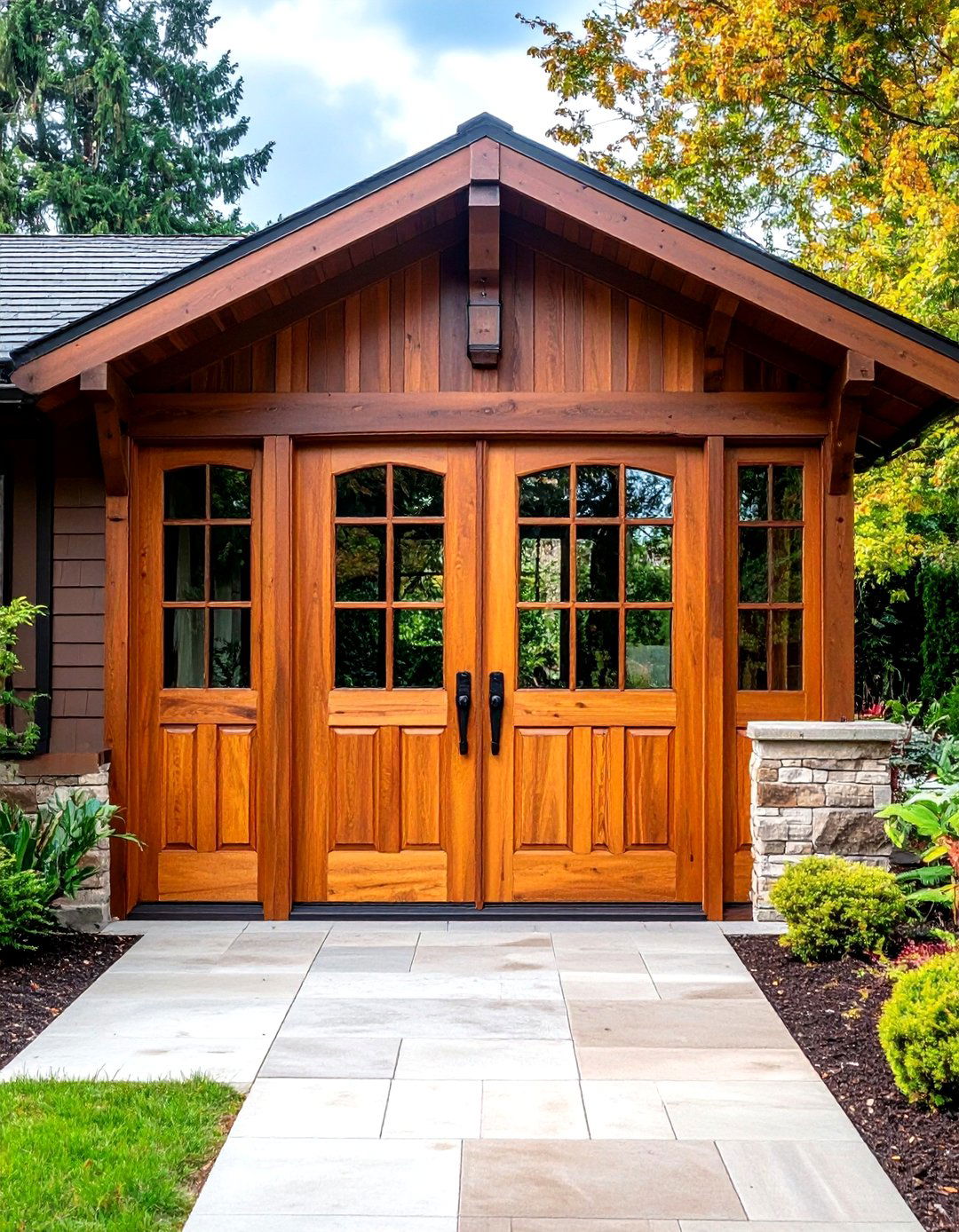 Traditional Wood French Patio Door Style - 20 Patio Door Ideas