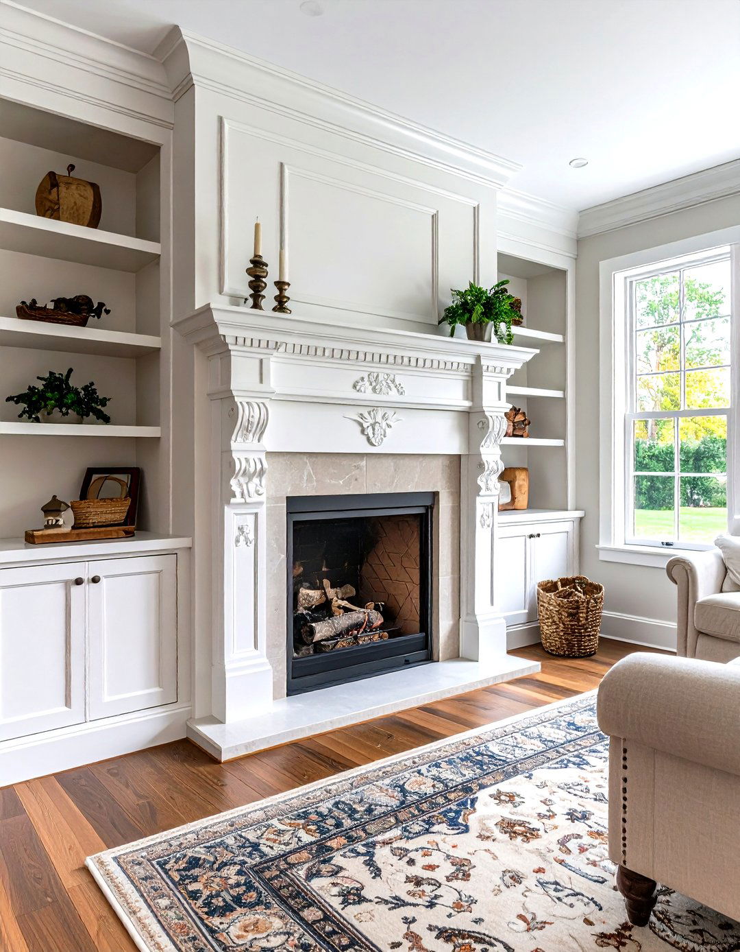 Traditional Wood Mantel Designs - 20 Traditional Fireplaces
