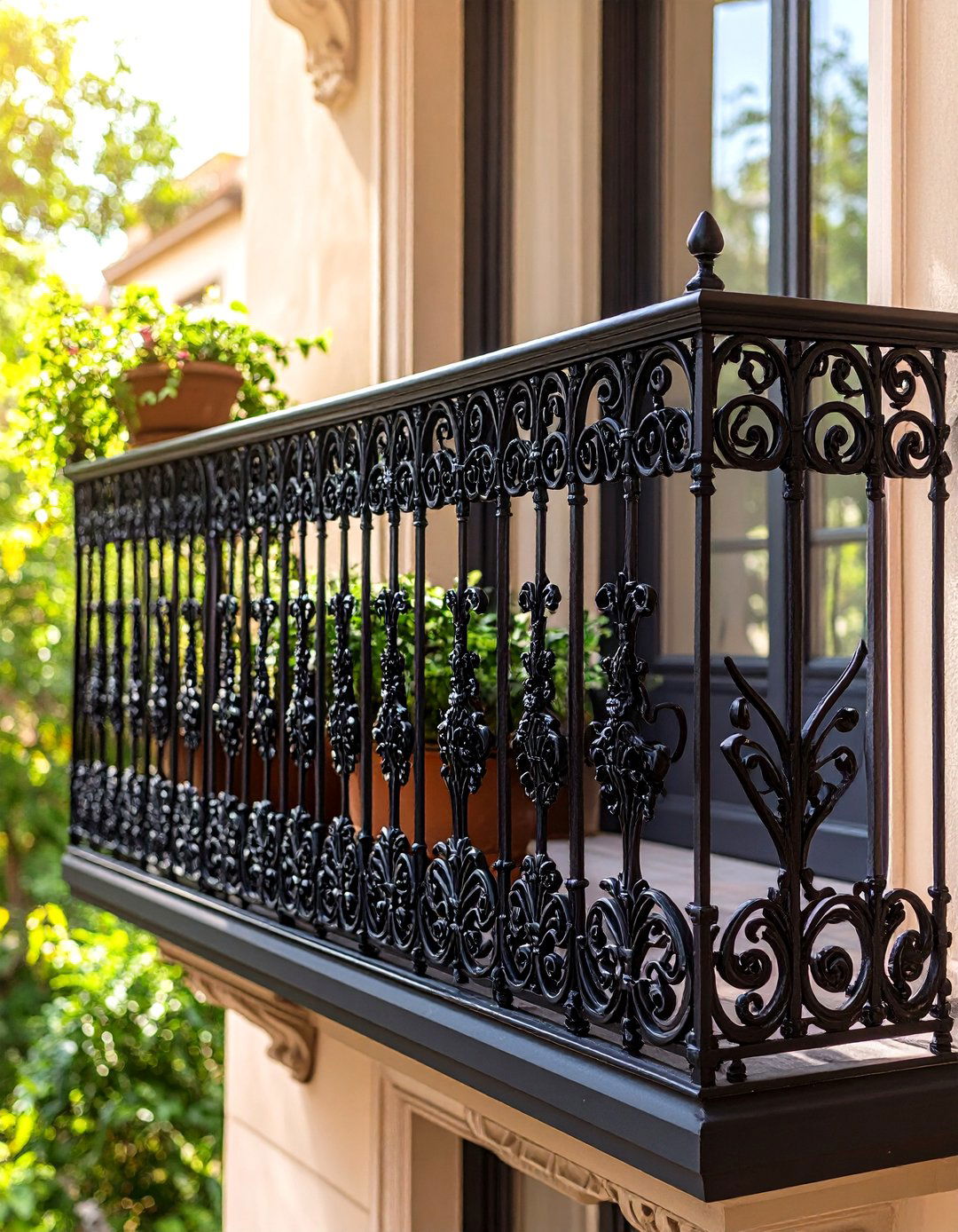 Traditional Wrought Iron Balcony Railings - 20 Balcony Railing Design Ideas