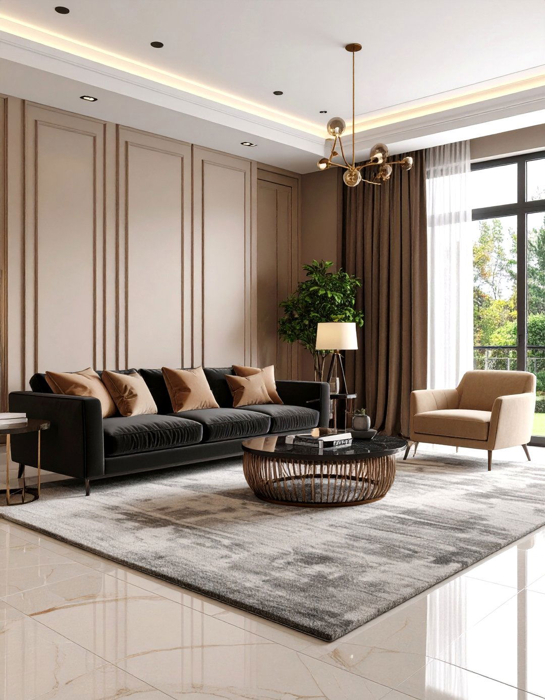Transitional Black Couch Living Room - 20 Living Room Ideas With Black Couches