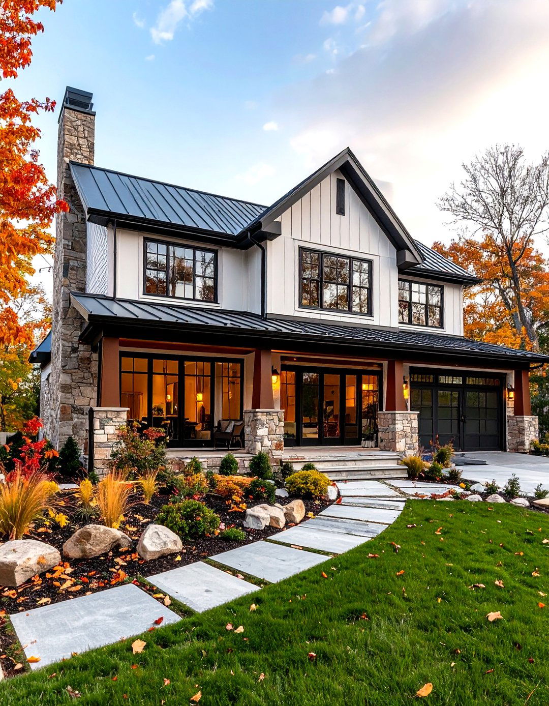 Transitional Cape Cod House with Indoor Outdoor Living - 20 Modern Cape Cod House Ideas