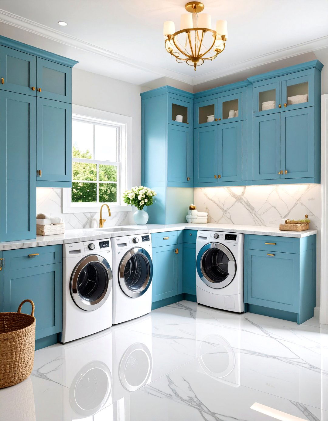 Transitional Laundry Closet with Timeless Appeal - 20 Laundry Closet Ideas