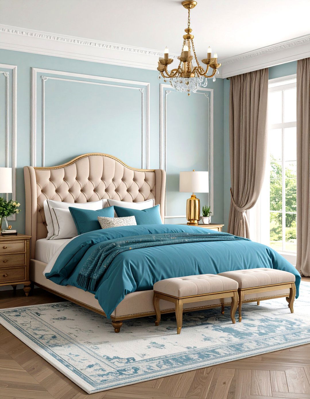 Transitional Pink and Grey Bedroom - 20 Pink and Grey Bedroom Ideas
