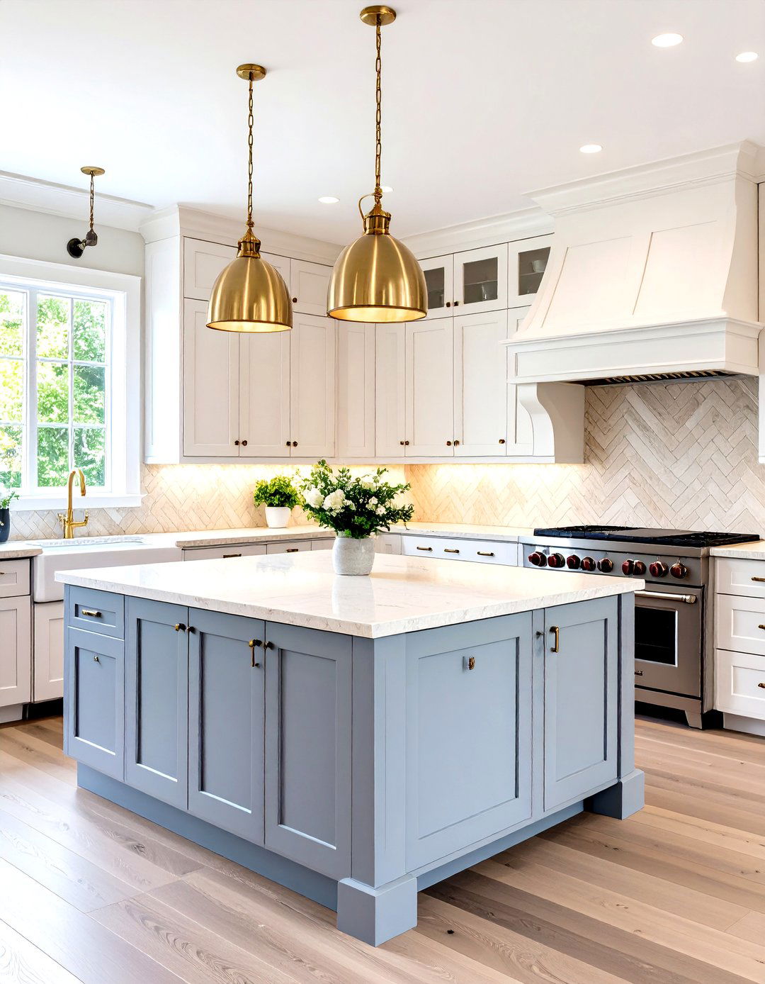 Transitional White Oak Cabinets Kitchen Style - 20 Kitchens With White Oak Cabinets