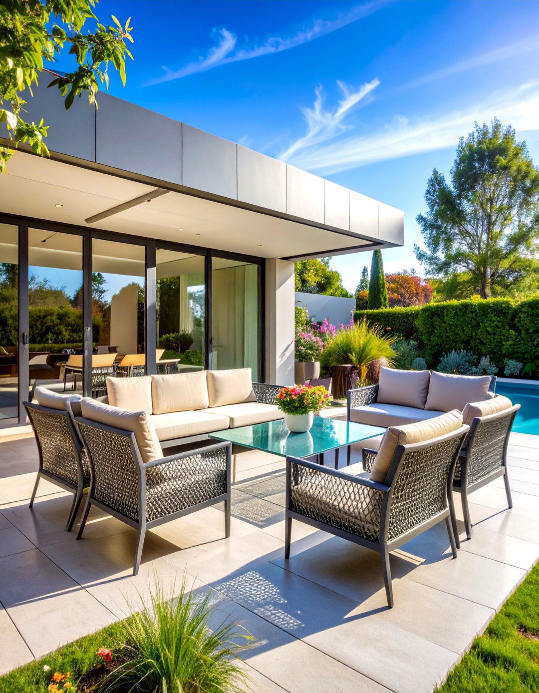 Transparent Outdoor Seating with Airy Designs - 20 Outdoor Seating Ideas