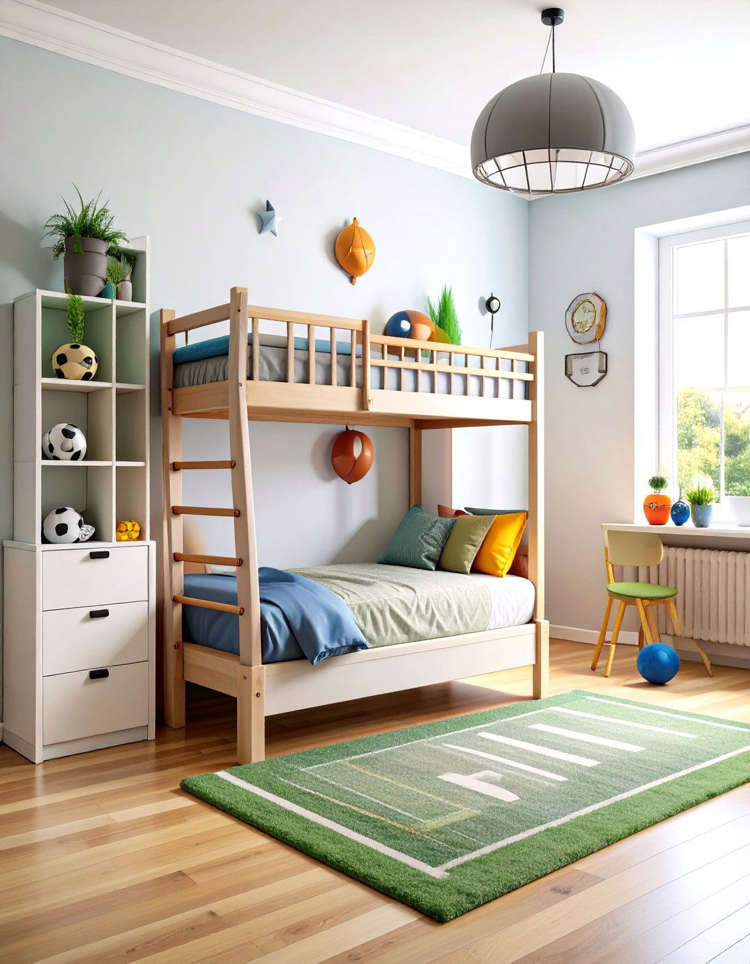 Transportation Boys Room with Vehicle Display - 20 Boys Room Ideas