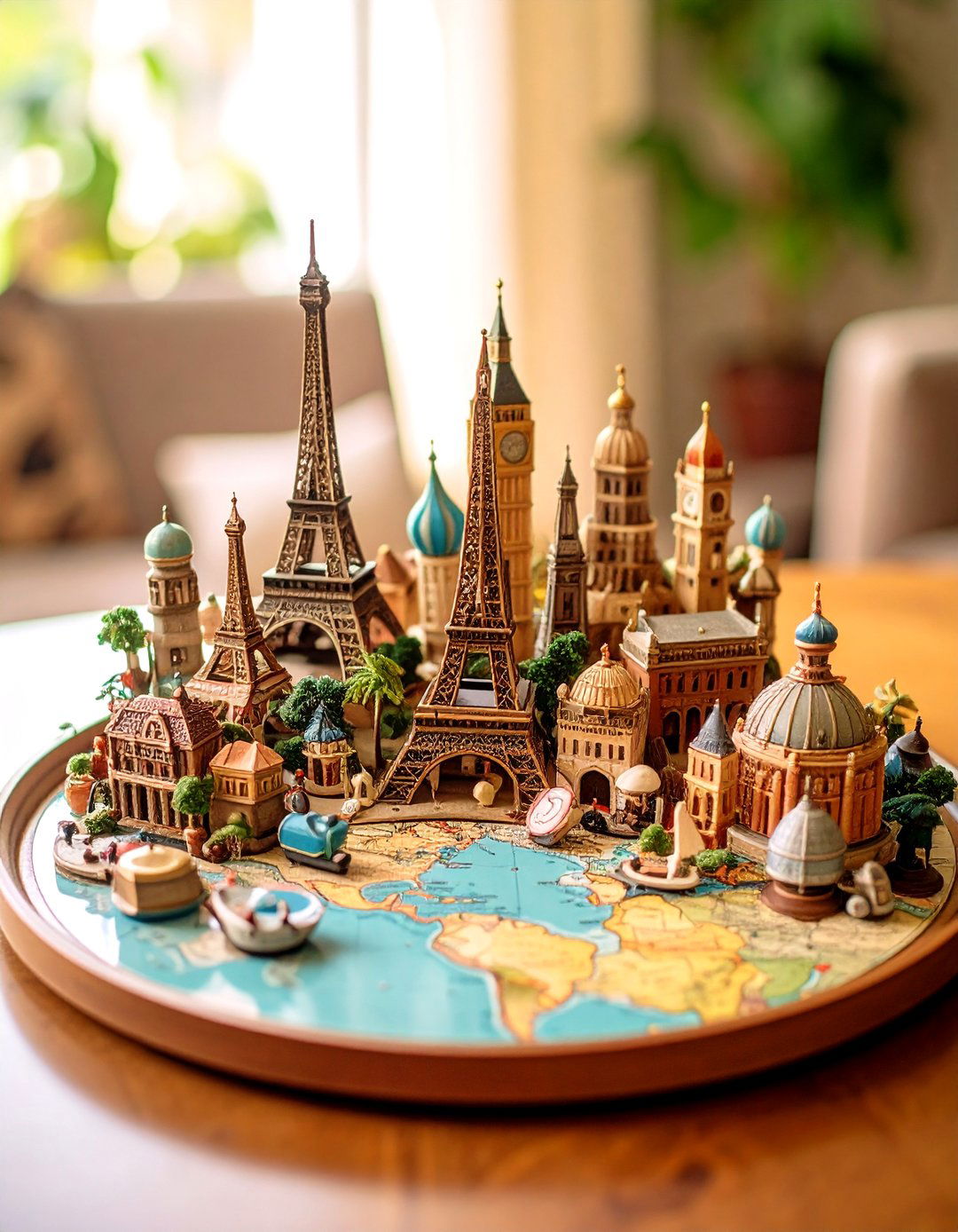 Travel Memory Coffee Table Centerpiece - 20 Coffee Table Centerpiece Ideas