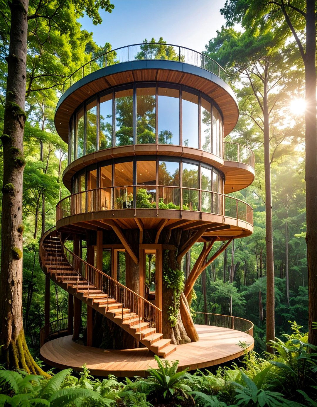 Tree House Fantasy Greenhouse - 20 Fantasy Greenhouse Ideas