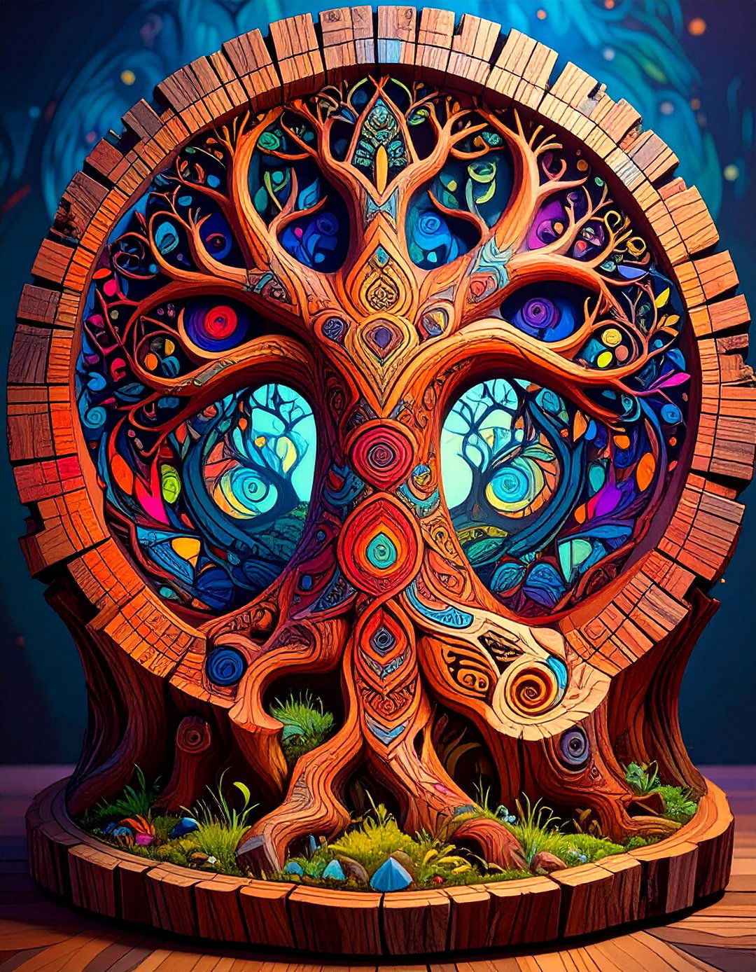 Tree Stump Sculpture and Carving Art - 20 Tree Stump Decorating Ideas