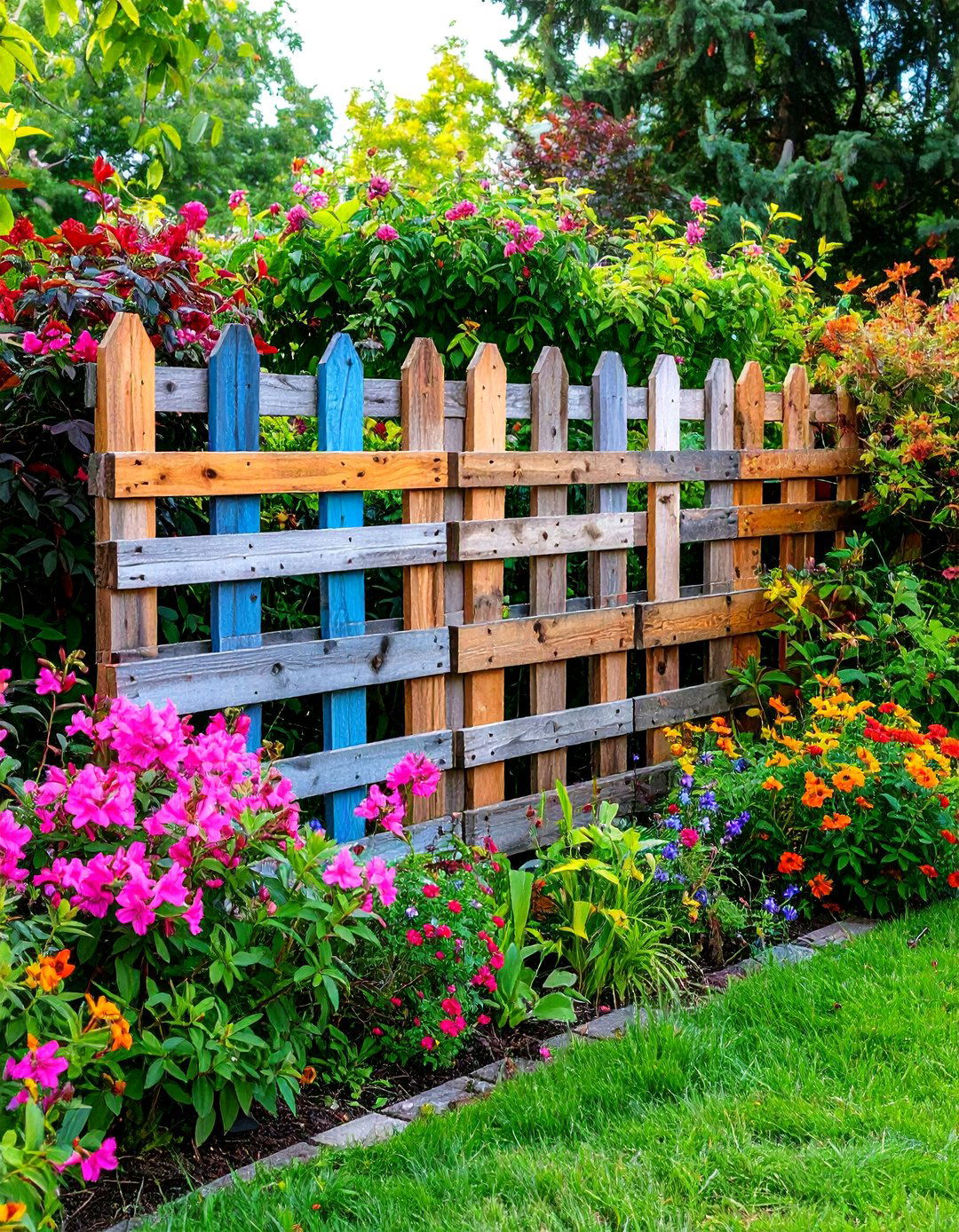 Trellis Panel Fence - 20 Temporary Fence Ideas