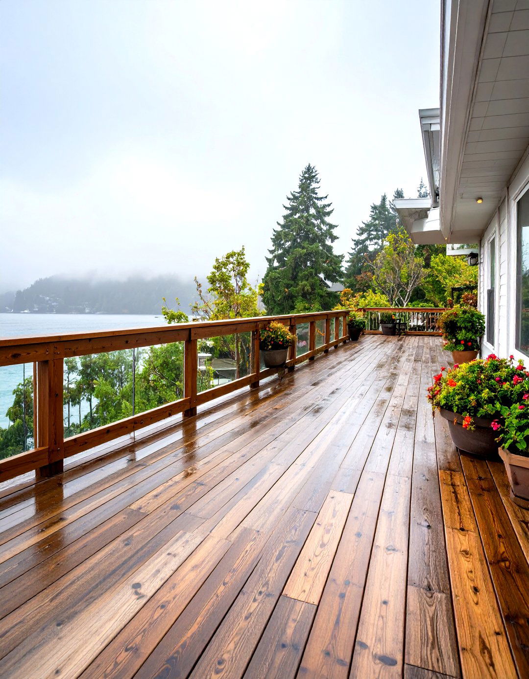Trex Foggy Wharf and Rocky Harbor - 20 Two Tone Deck Color Schemes